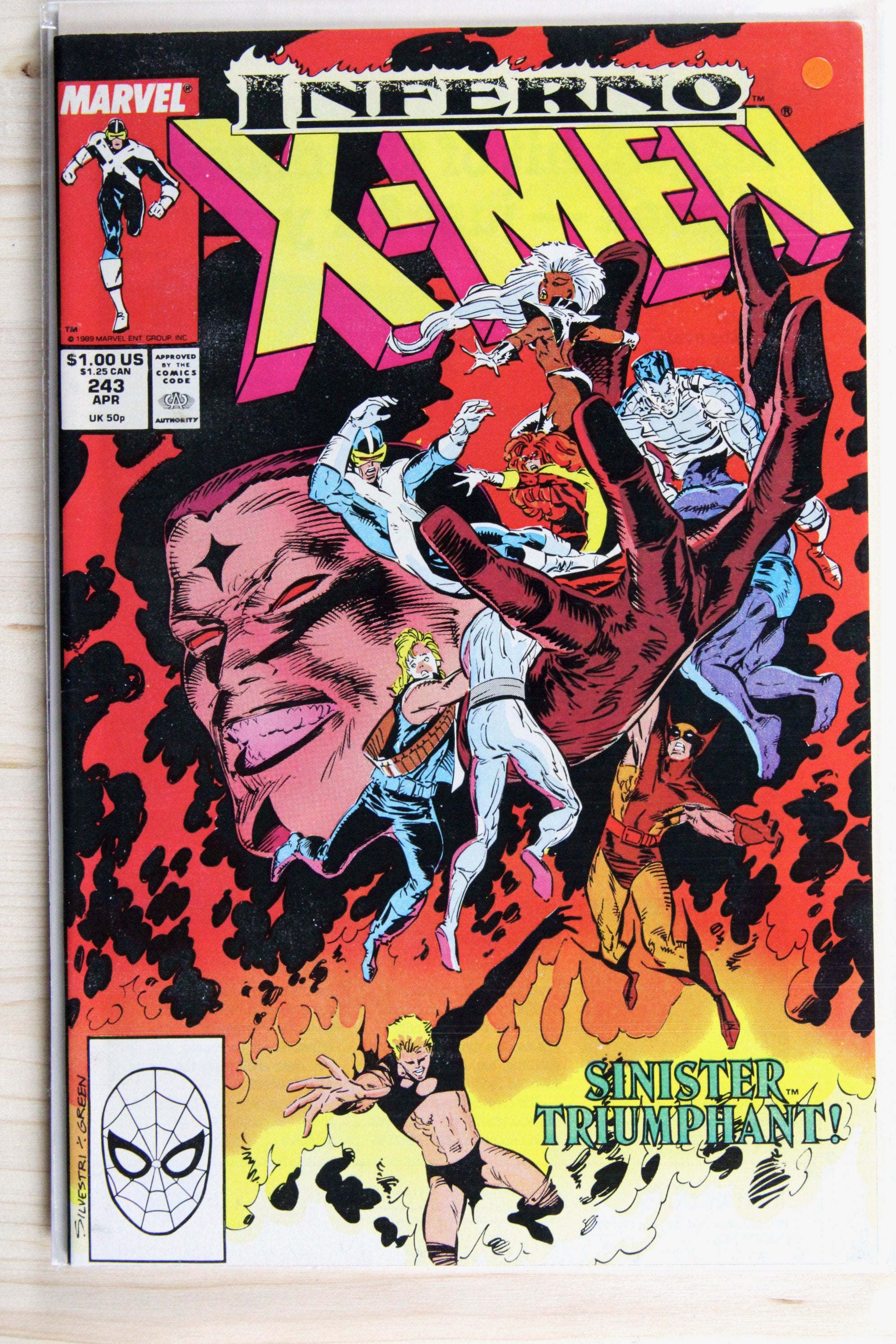 The Uncanny X-Men #243 – Marvel (1989) 9.0 VF/NM