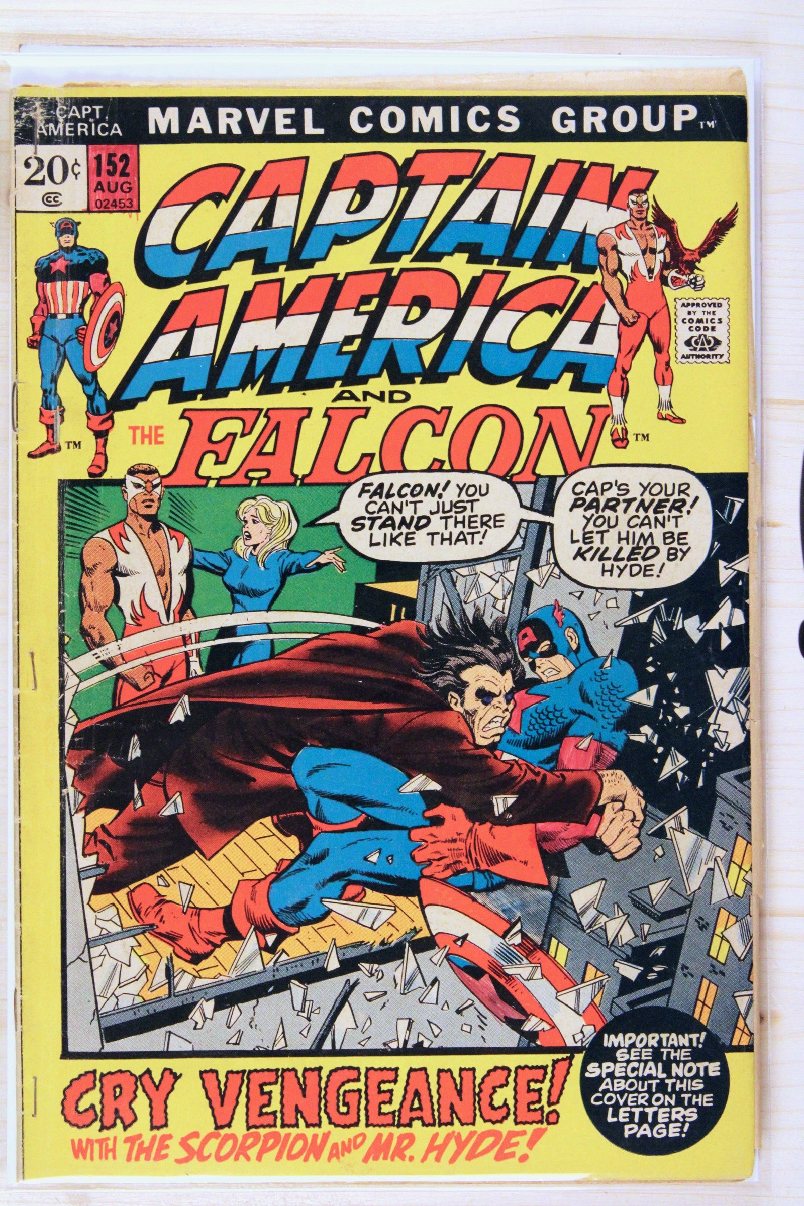Captain America #152 – Marvel (1972) 3.5 VG- Stan Lee
