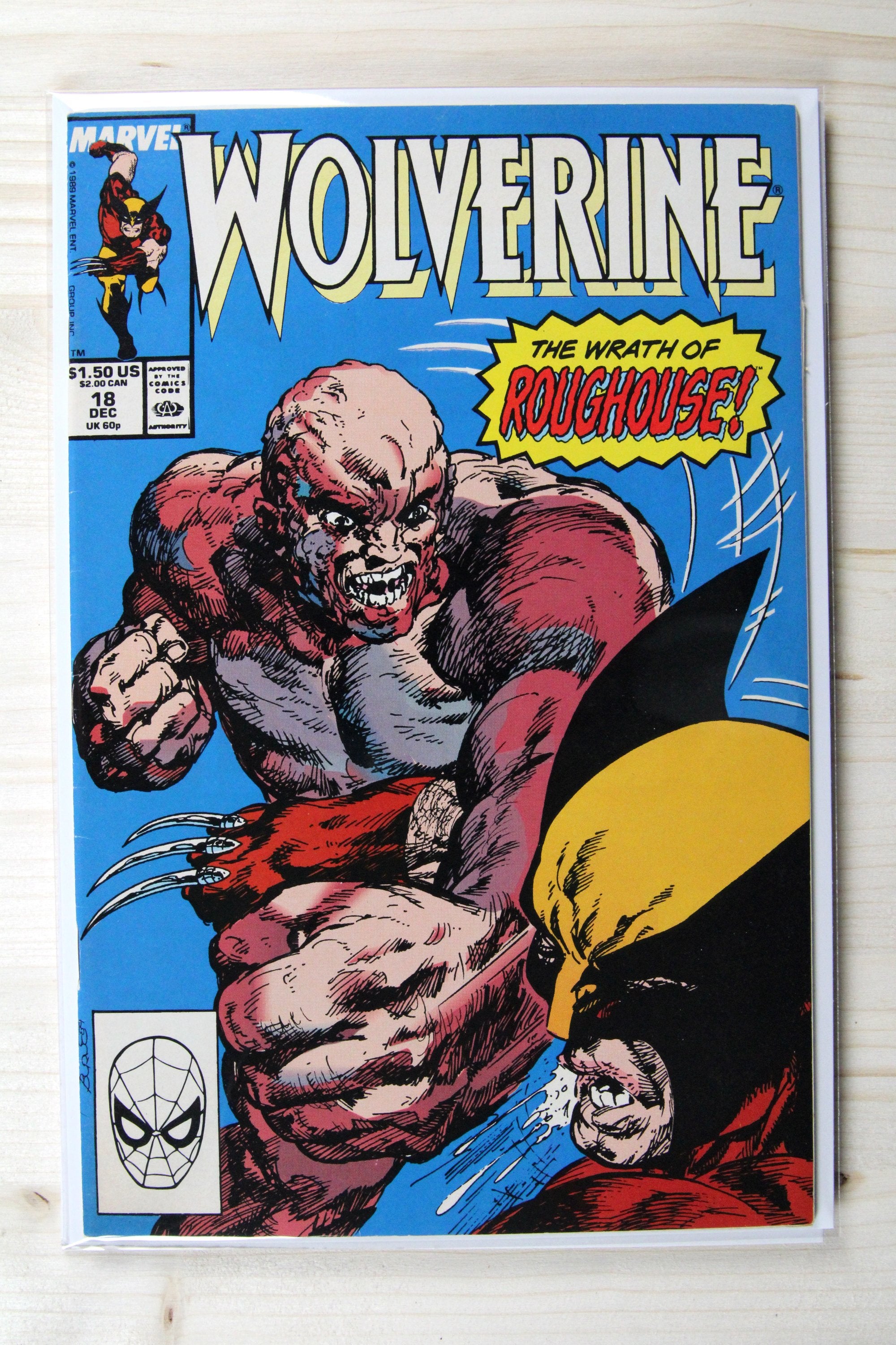 Wolverine #18 – Marvel (1989) 8.0 VF John Byrne art | Klaus Janson