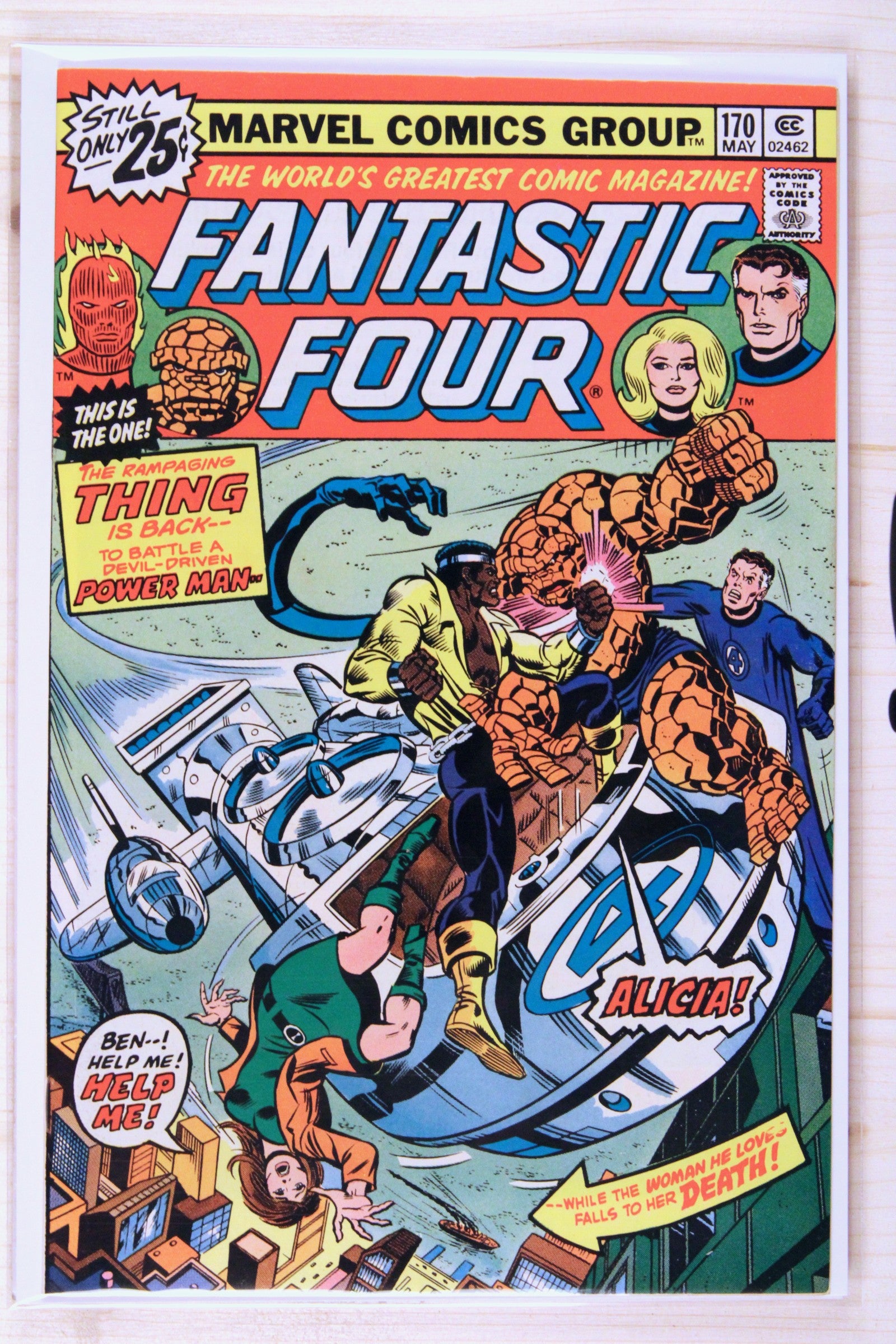 Fantastic Four #170 – Marvel (1976) 8.5 VF+ Joe Sinnott