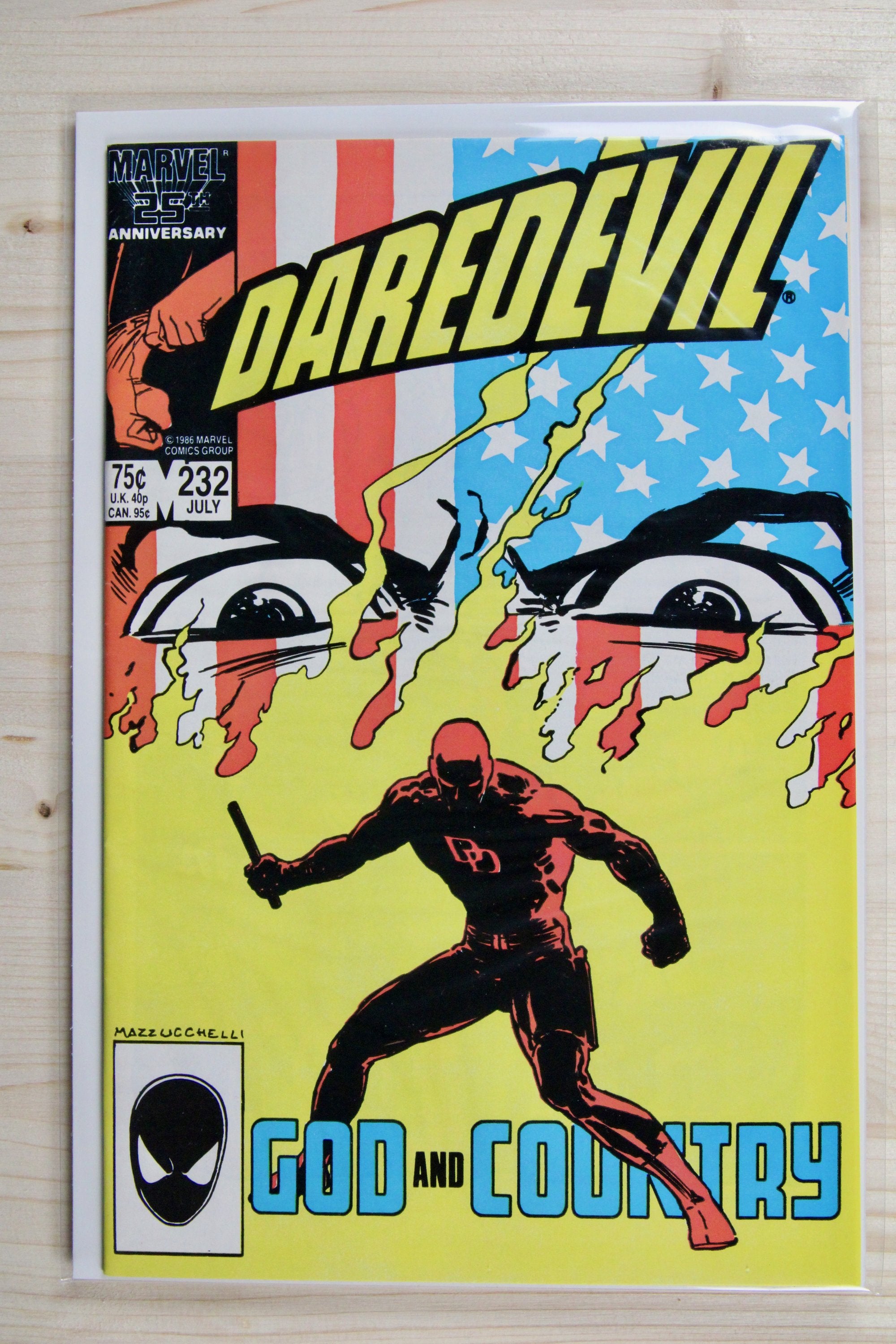 Daredevil #232 – Marvel (1986) 9.4 NM Born Again | Frank Miller story