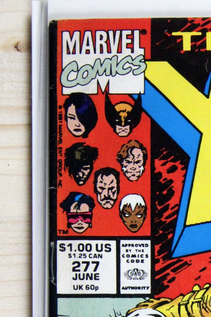 The Uncanny X-Men #277 – Marvel (1991) 7.0 FN/VF Chris Claremont story | Jim Lee art