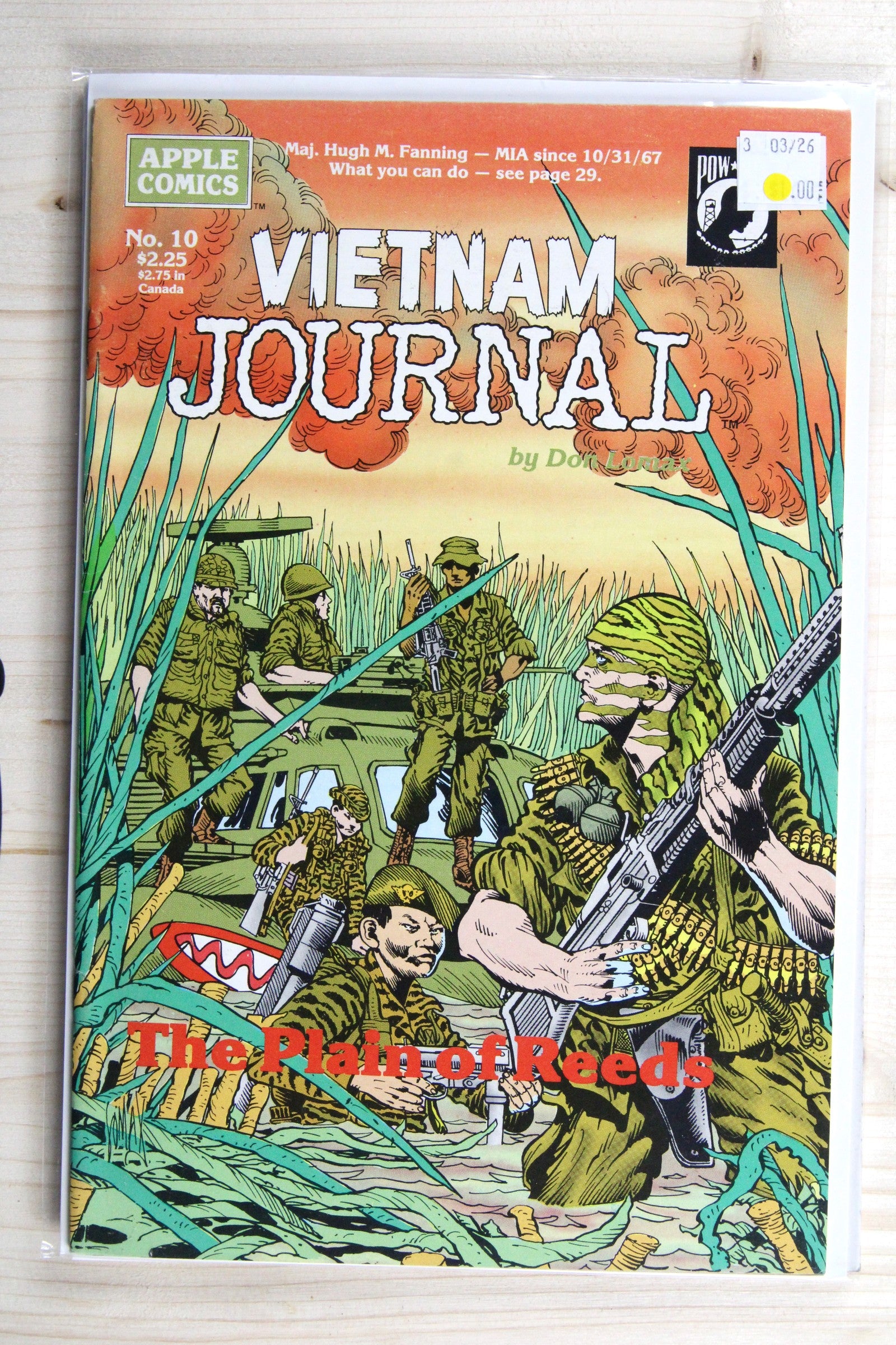 Vietnam Journal #10 – Apple (1989) 9.2 NM-