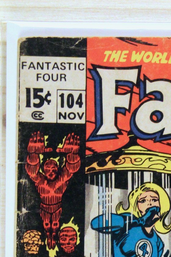 Fantastic Four #104 – Marvel (1970) 4.0 VG John Romita art | Stan Lee story