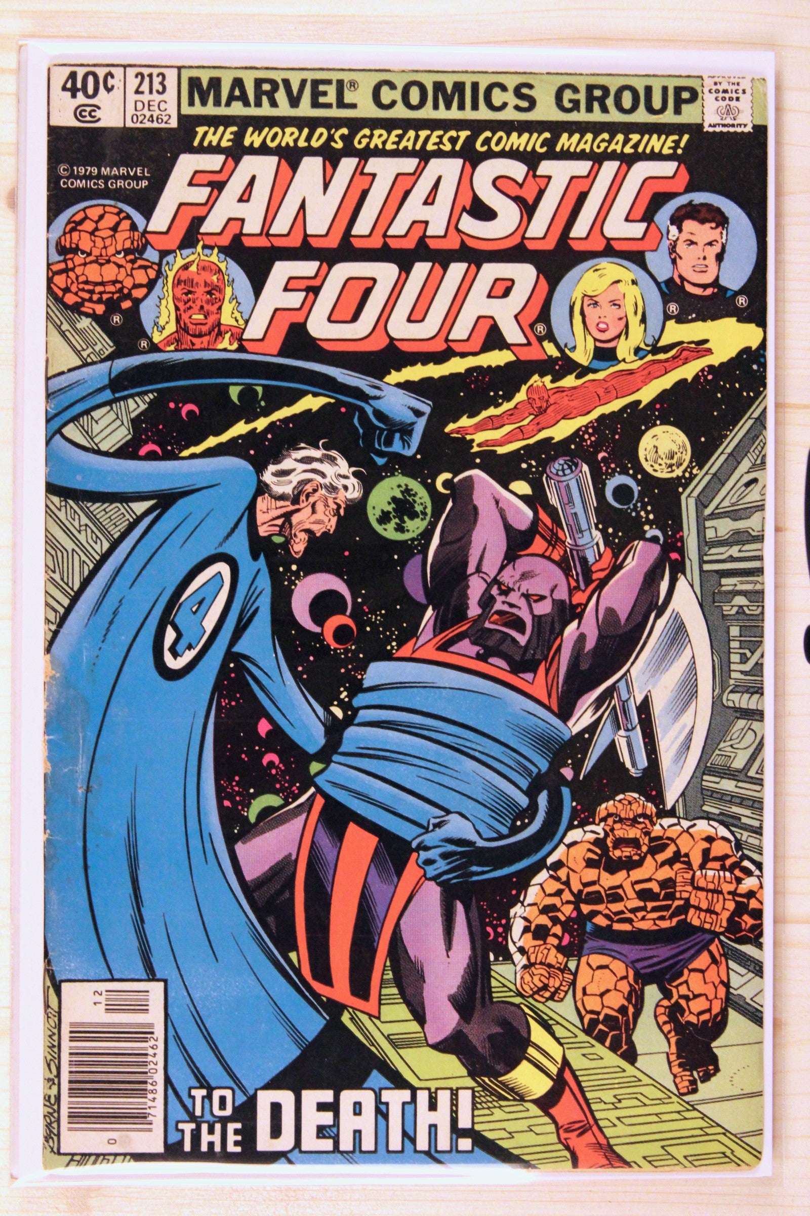 Fantastic Four #213 – Marvel (1979) 5.0 VG/FN Joe Sinnott | John Byrne art | Newsstand Edition