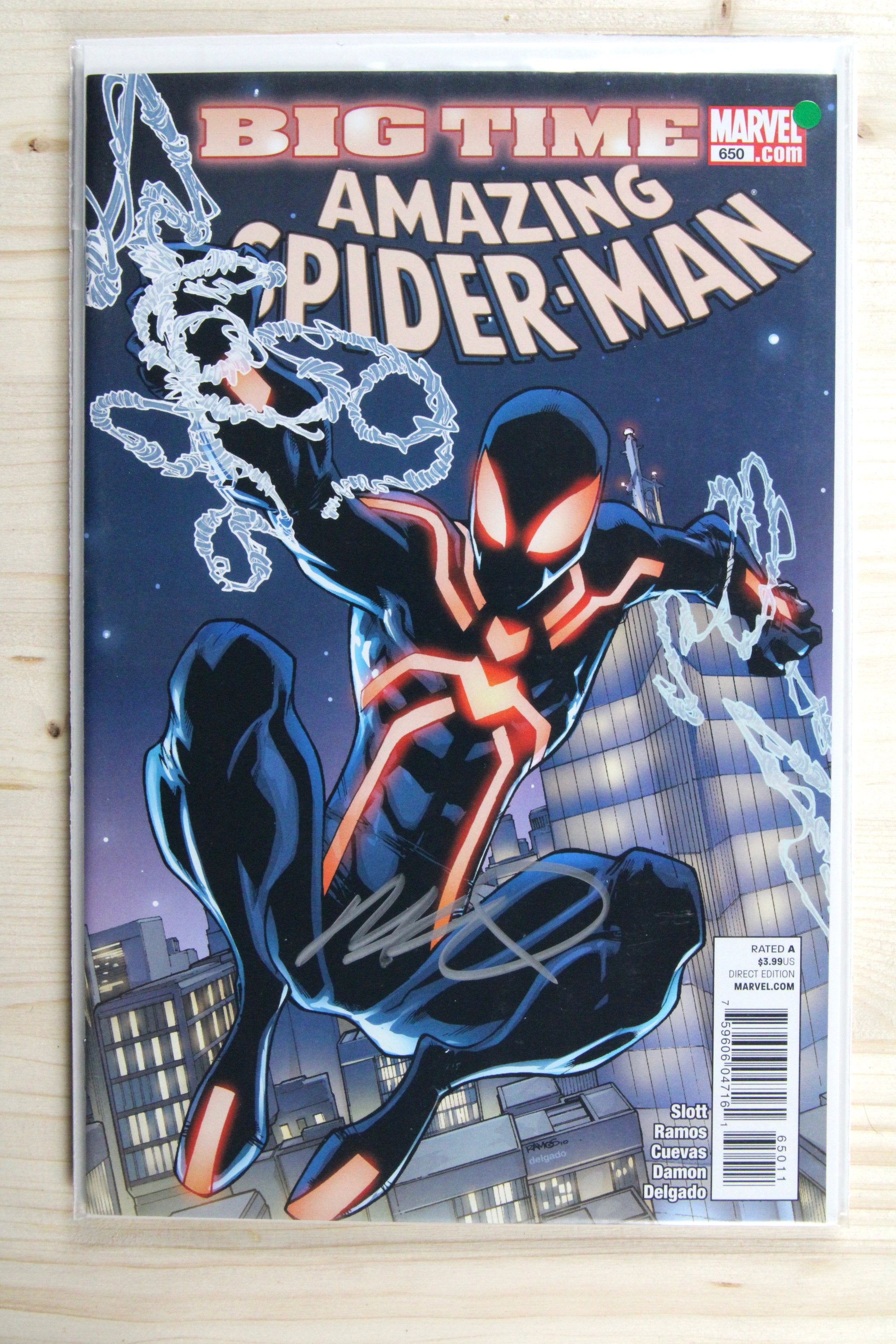 The Amazing Spider-Man #650 – Marvel (2011) 9.4 NM Big Time | Signed