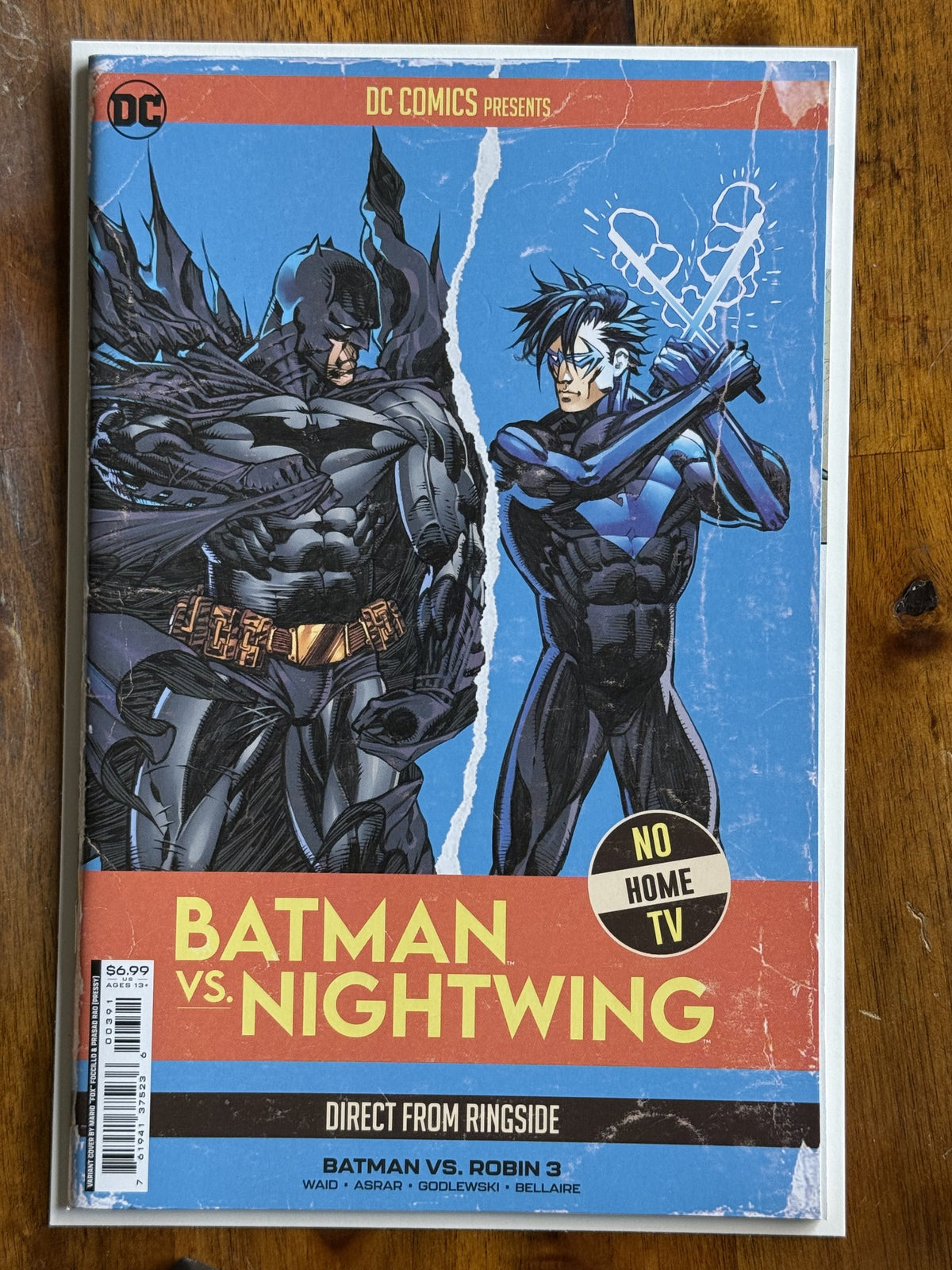 Batman vs. Robin #3 Batman vs. Nightwing Ringside Variant – DC Comics (2023) 9.6 NM+