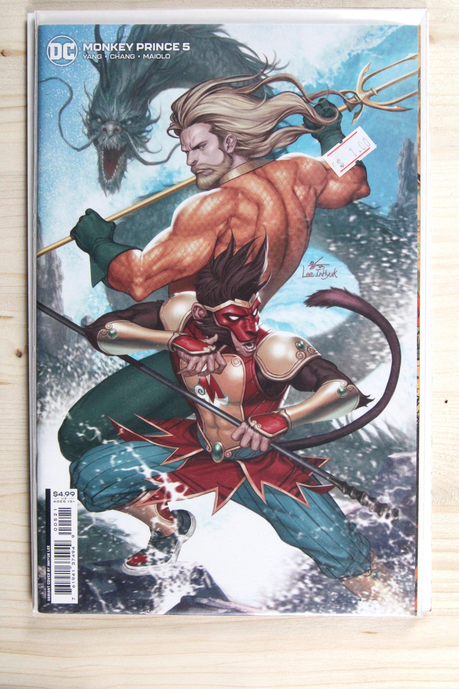 Monkey Prince #5 – DC (2022) 9.6 NM+ Inhyuk Lee Variant
