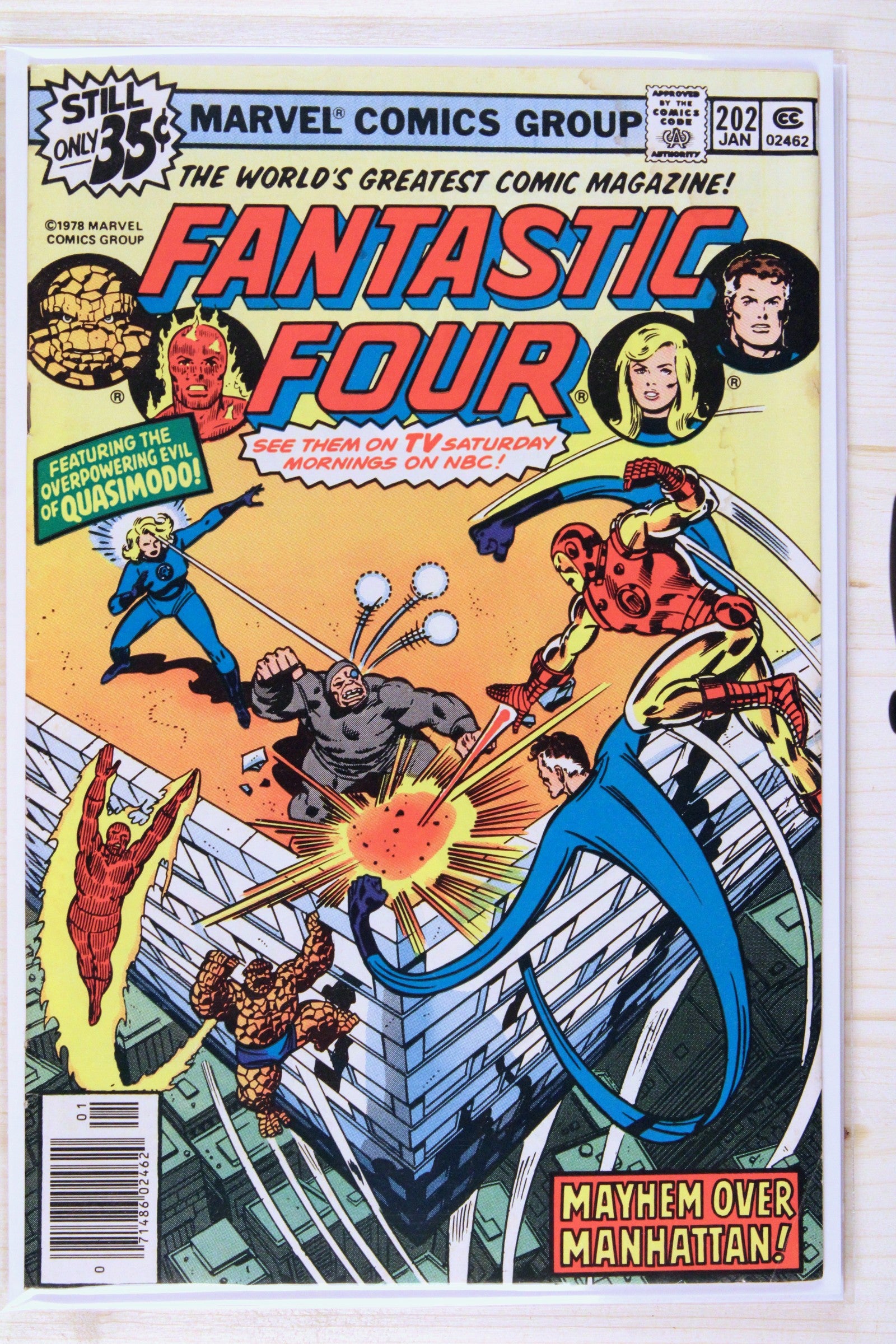Fantastic Four #202 – Marvel (1979) 7.0 FN/VF Joe Sinnott | Newsstand Edition