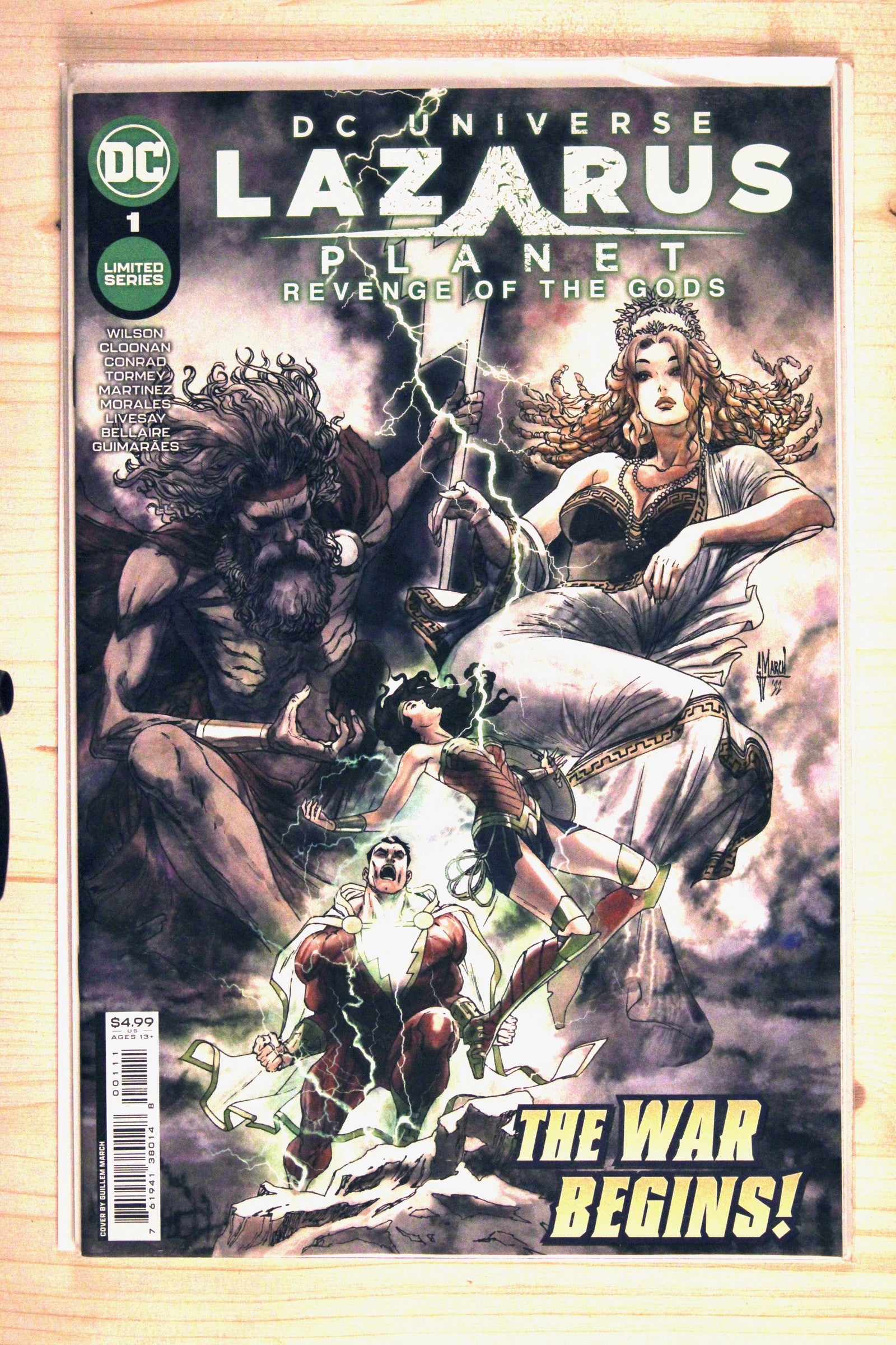 Lazarus Planet: Revenge of the Gods #1 – DC (2023) 9.6 NM+ "DC Universe" Lazarus Planet