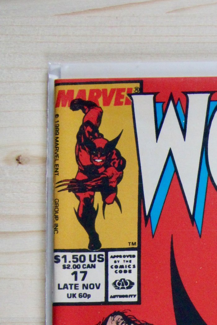 Wolverine #17 – Marvel (1989) 9.4 NM John Byrne art | Klaus Janson art