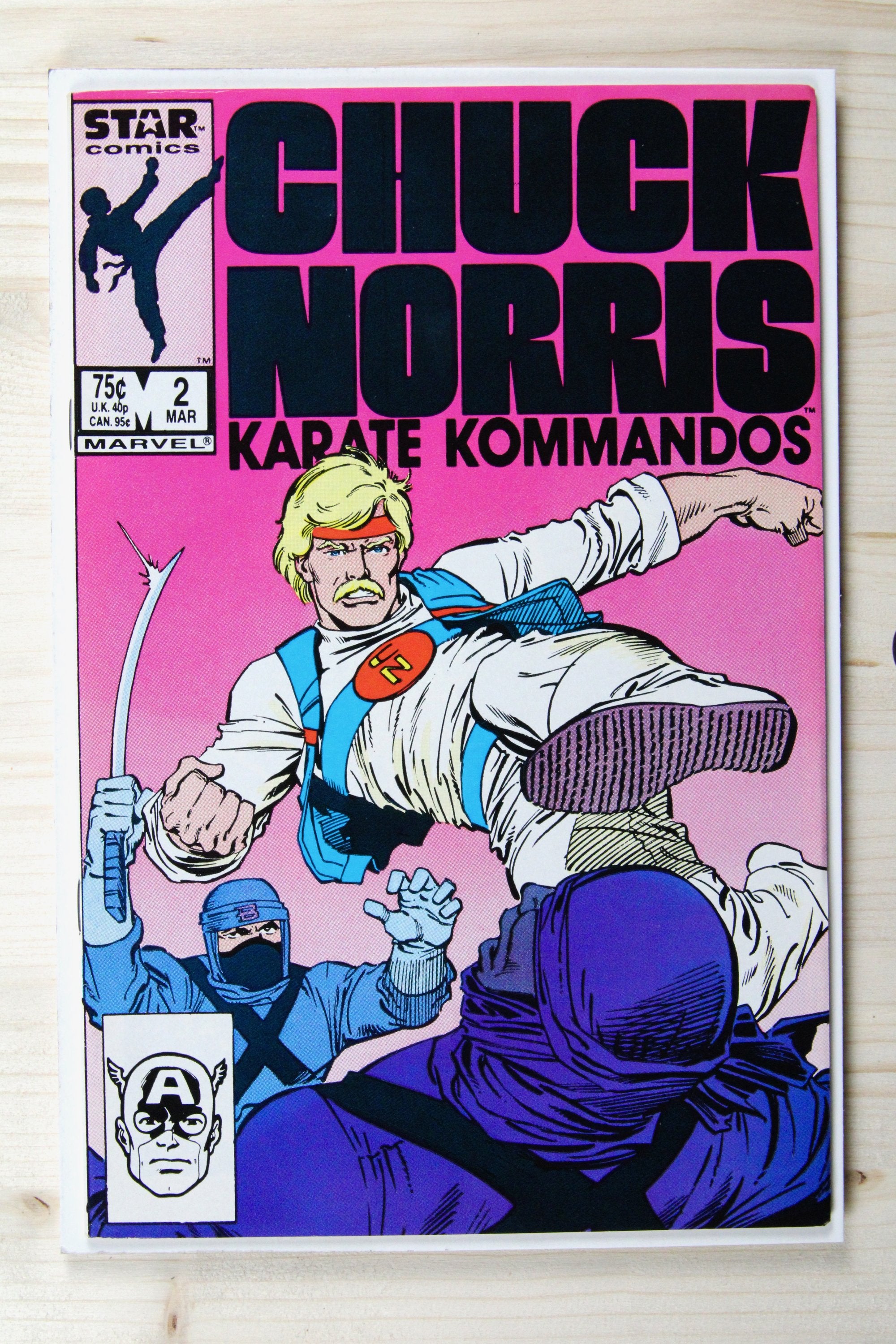 Chuck Norris #2 – Marvel (1987) 8.5 VF+ Steve Ditko art
