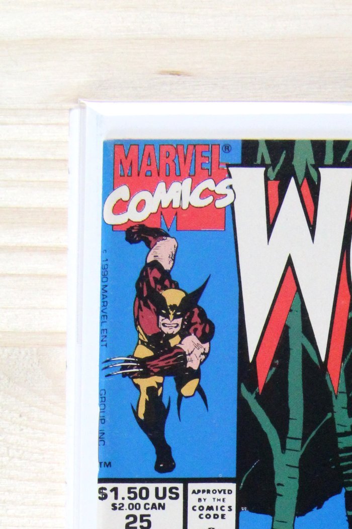 Wolverine #25 – Marvel (1990) 9.0 VF/NM Jim Lee cover