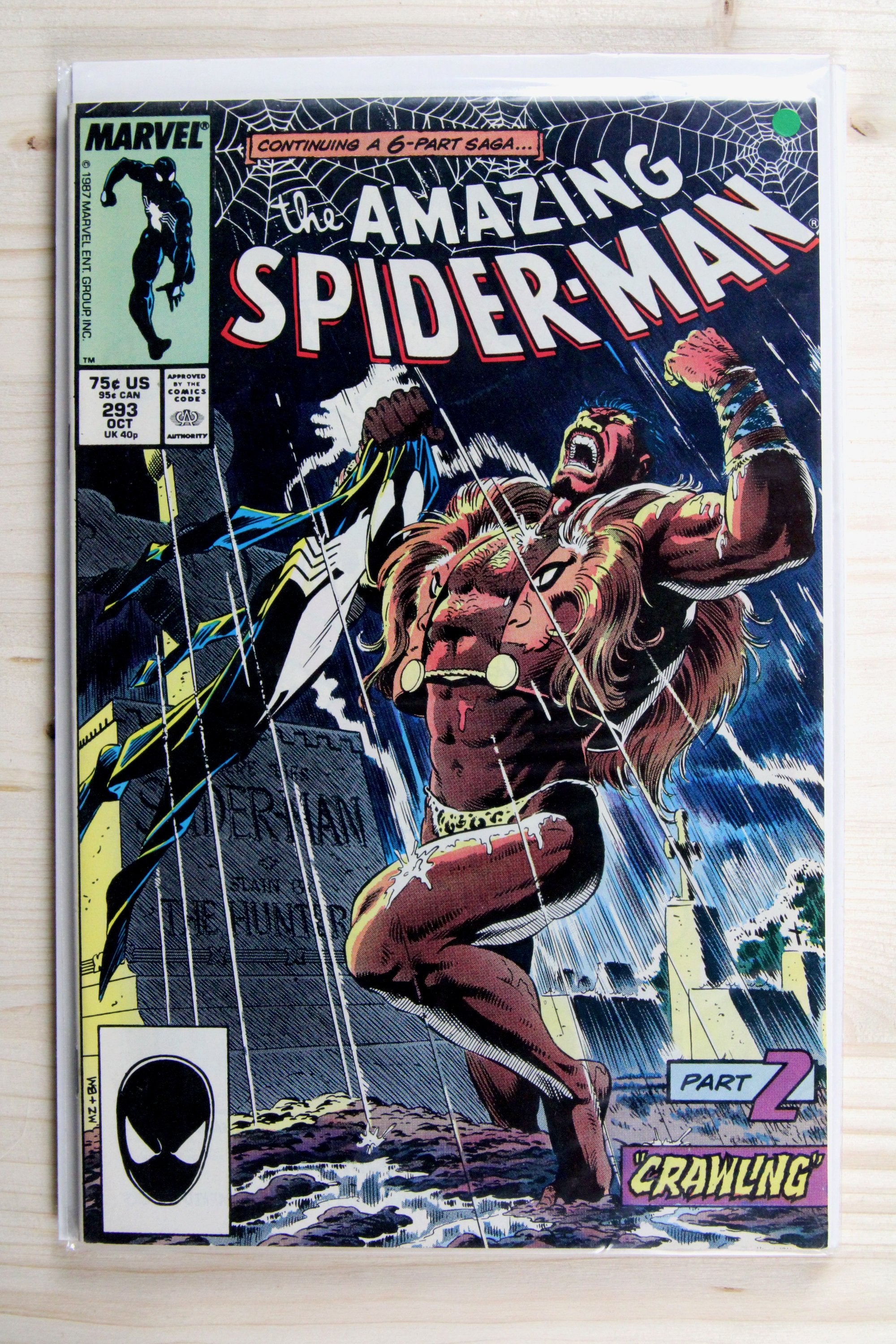 The Amazing Spider-Man #293 – Marvel (1987) 9.0 VF/NM Kraven's Last Hunt