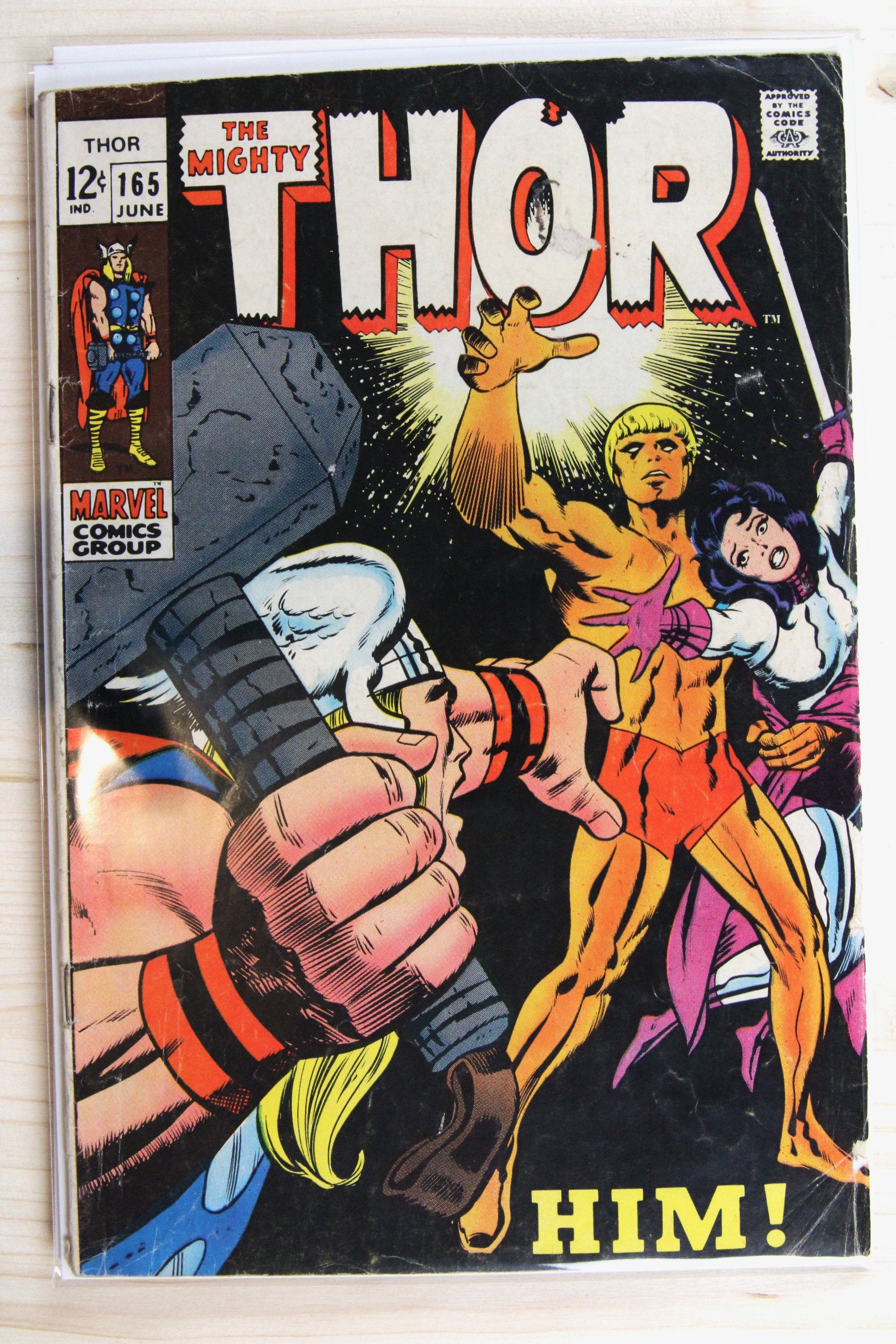 Thor #165 – Marvel (1969) 4.0 VG Jack Kirby art | Stan Lee story