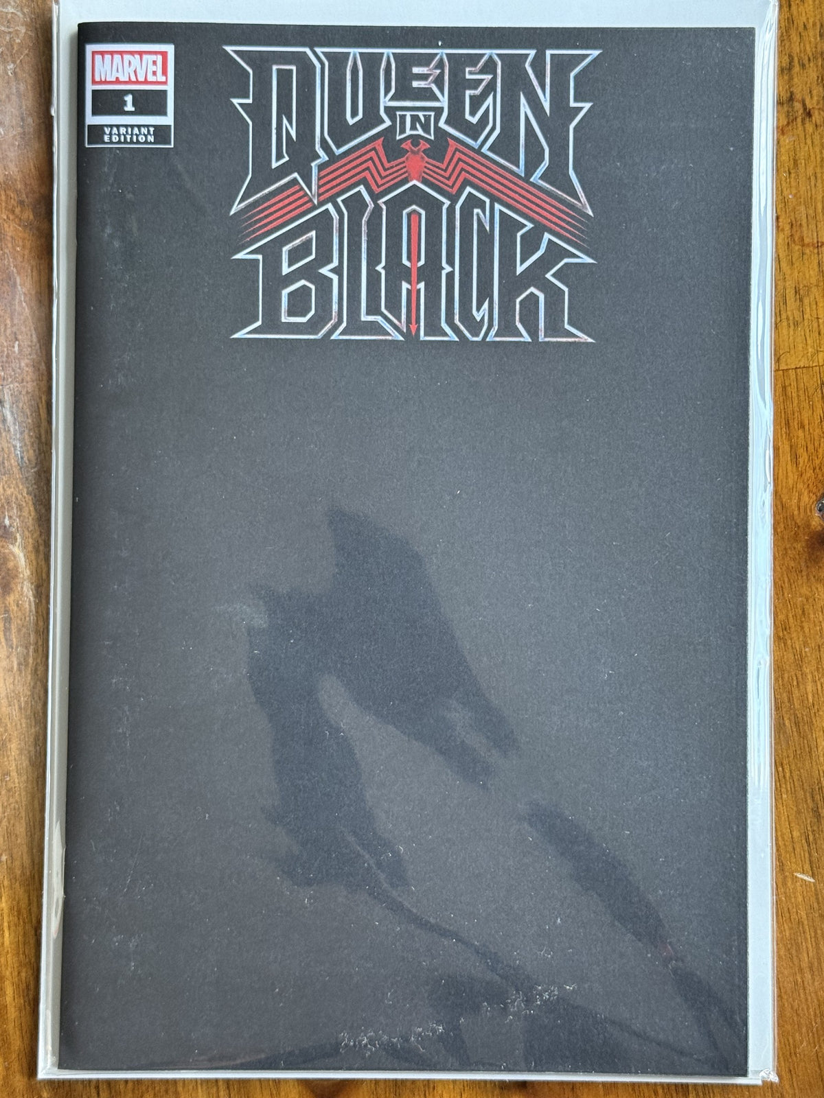 Queen in Black #1 Black Blank Blind Bag Variant – Marvel (2026) 9.6 NM+