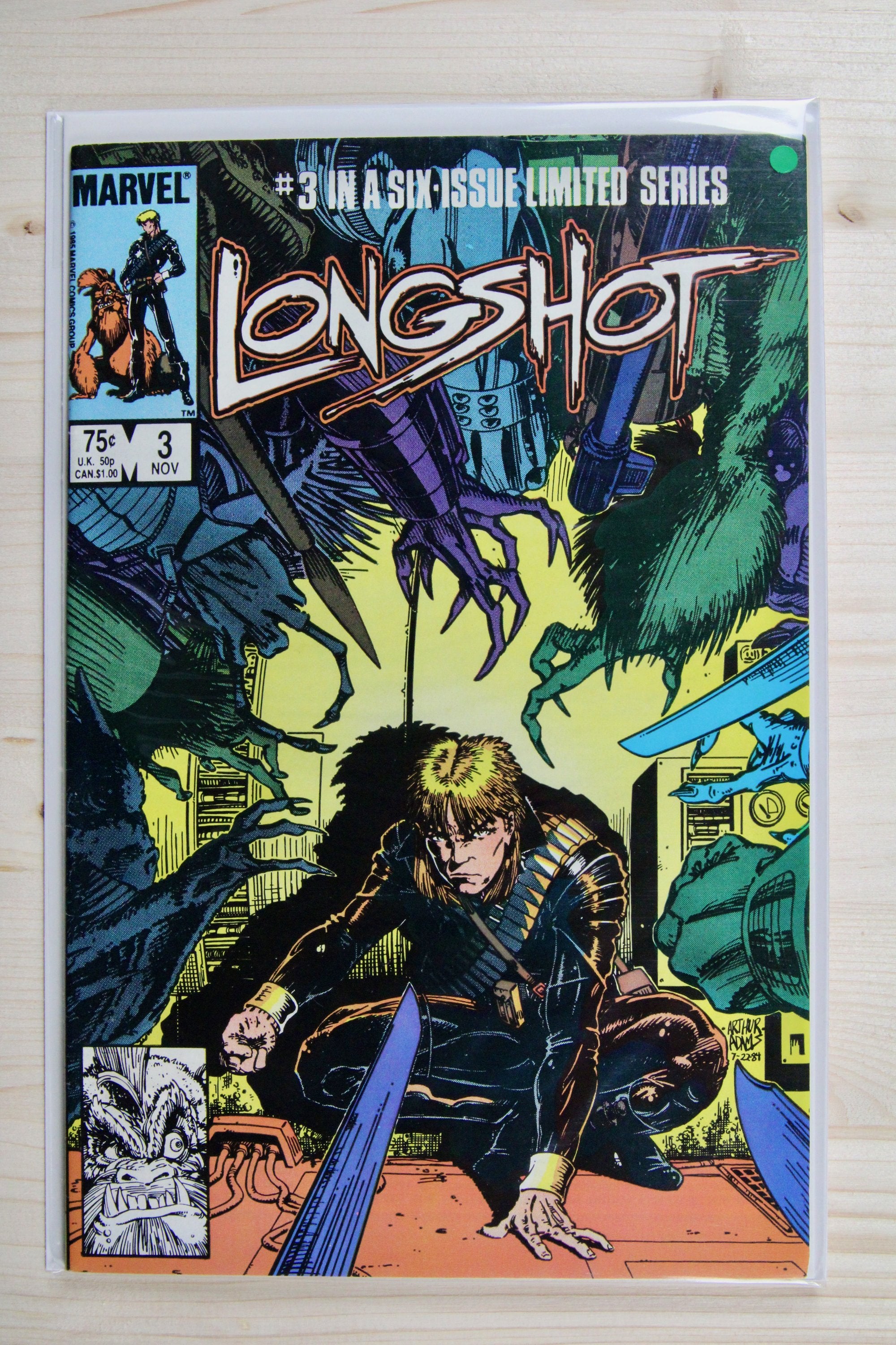 Longshot #3 – Marvel (1985) 9.0 VF/NM Whilce Portacio