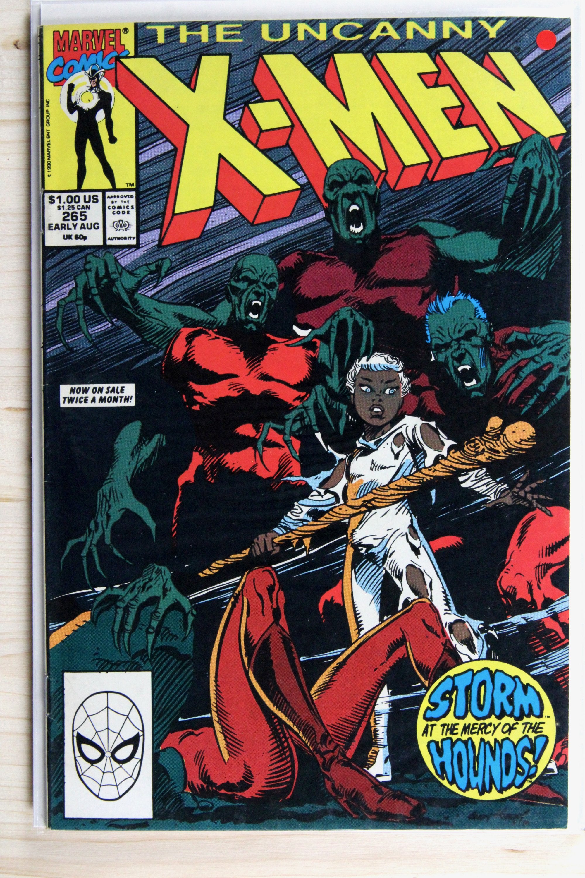 The Uncanny X-Men #265 – Marvel (1990) 9.0 VF/NM Chris Claremont story