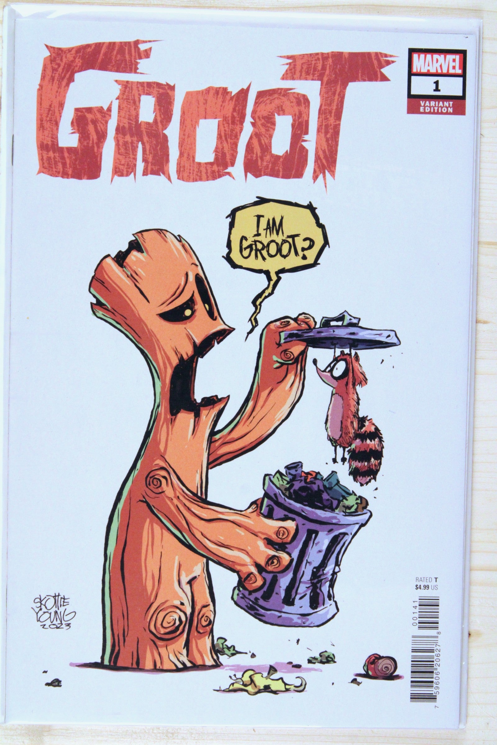 Groot #1 – Marvel (2023) 9.6 NM+ Scottie Young Variant Edition