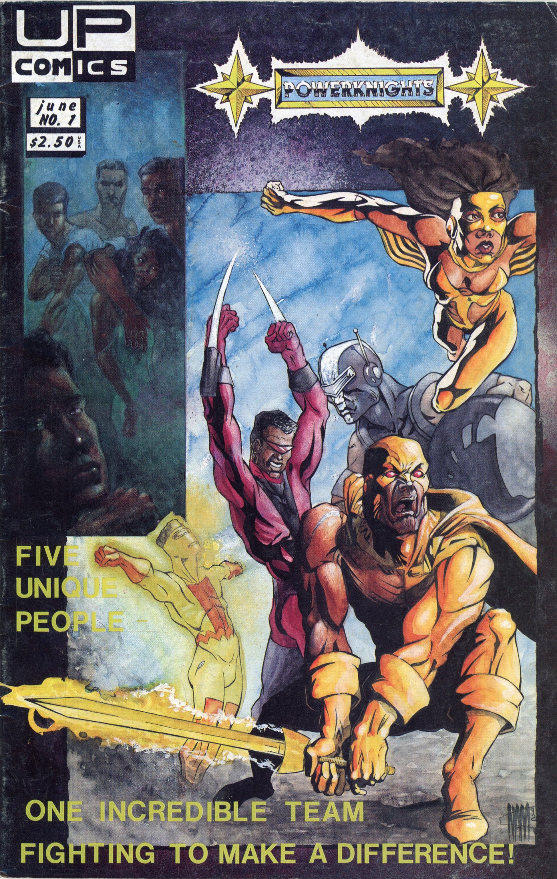 Powerknights #1 - Up Comics - 1st Issue Comic Book