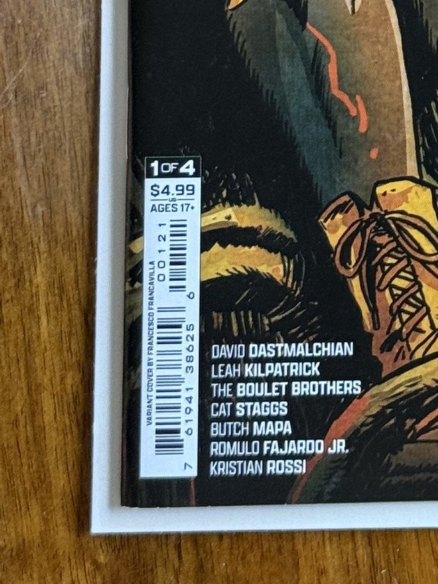 DC Horror Presents... #1 – DC (2024) 9.6 NM+ Francavilla Variant Cover