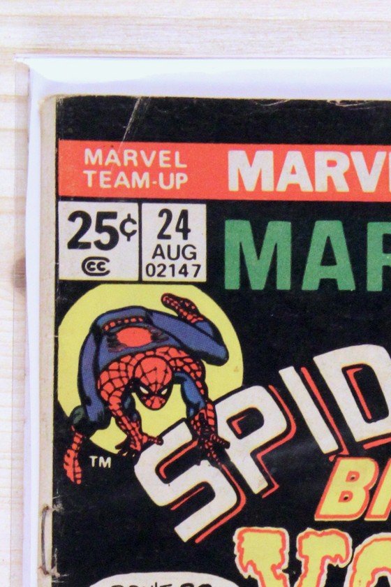 Marvel Team-Up #24 – Marvel (1974) 5.5 FN- John Romita cover