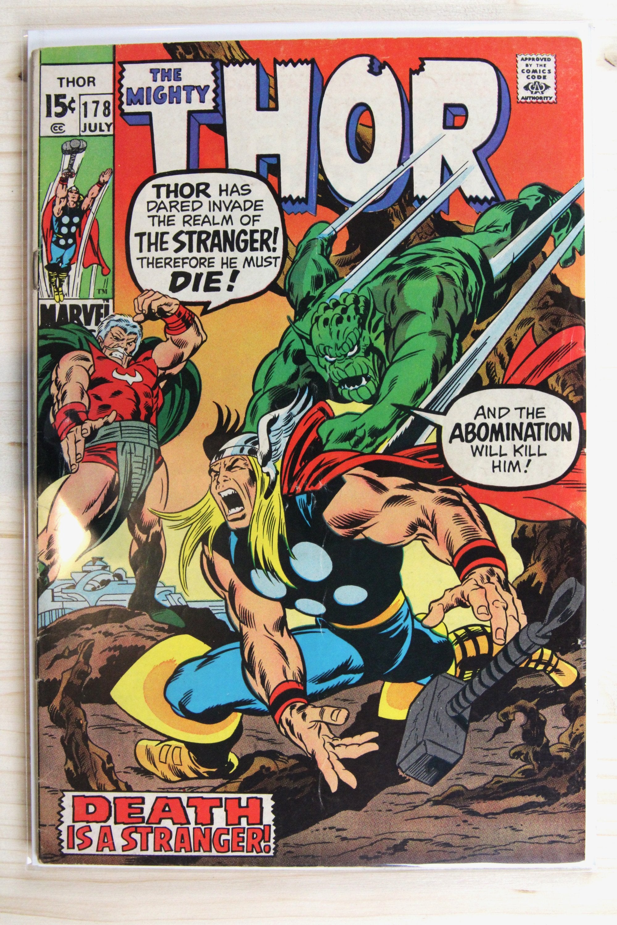 Thor #178 – Marvel (1970) 6.0 FN Stan Lee story