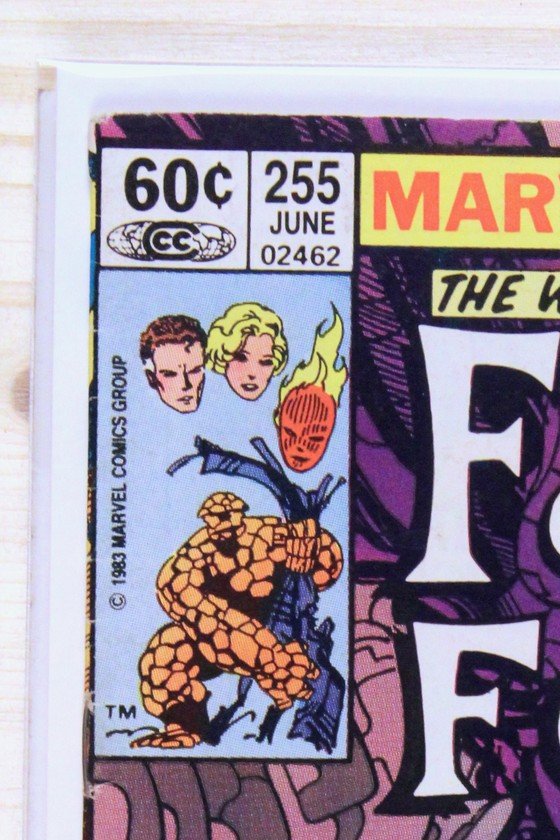 Fantastic Four #255 – Marvel (1983) 6.5 FN+ Annihilation Gambit | John Byrne story | Newsstand Edition