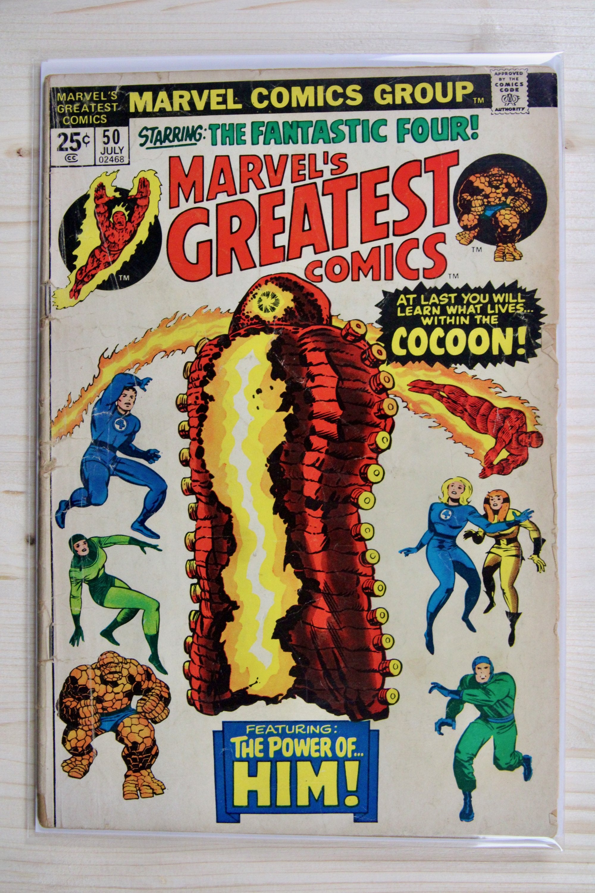 Marvel's Greatest Comics #50 – Marvel (1974) 4.0 VG Jack Kirby art | Joe Sinnott