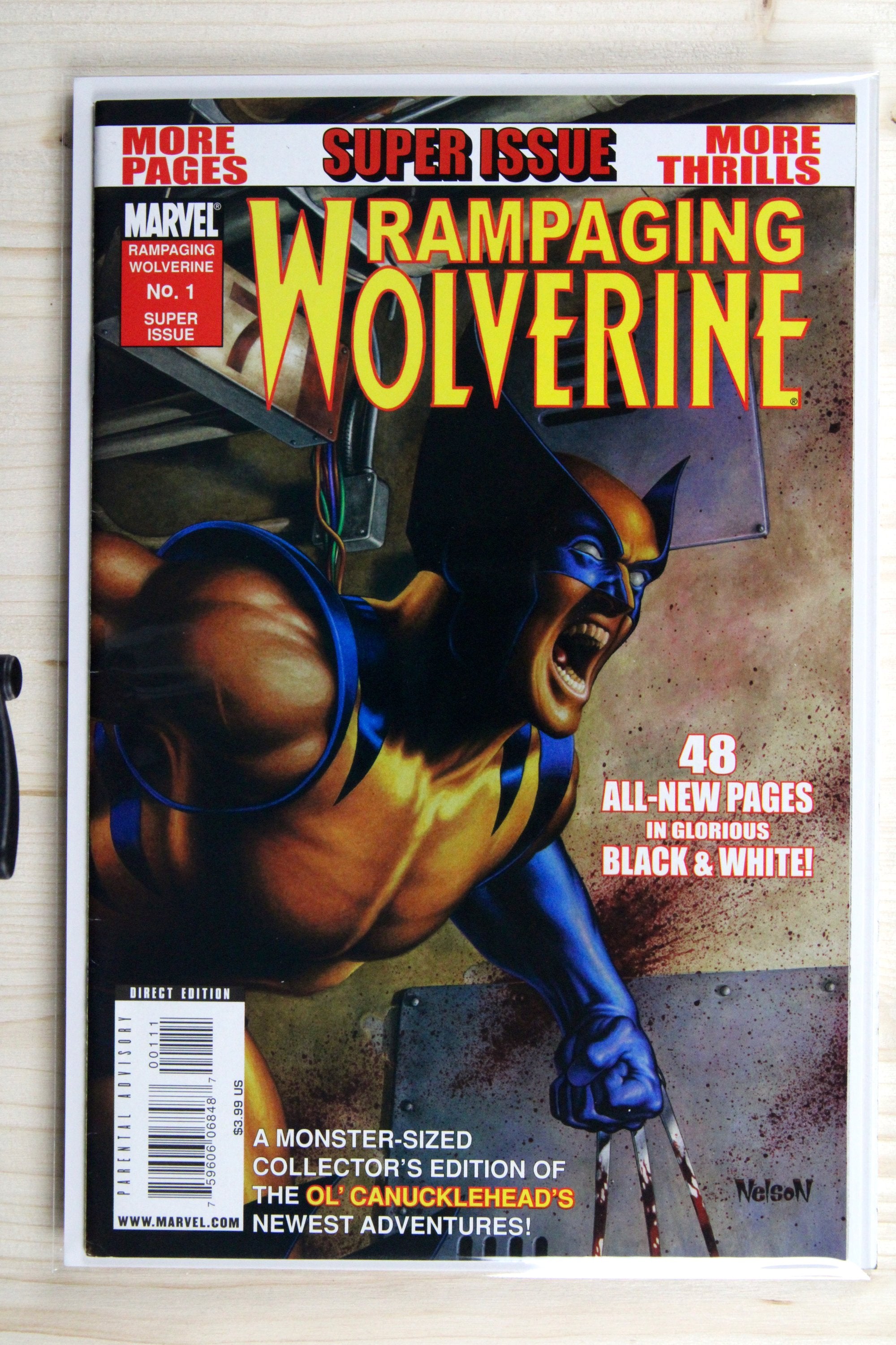 Rampaging Wolverine #1 – Marvel (2009) 9.0 VF/NM Stan Lee