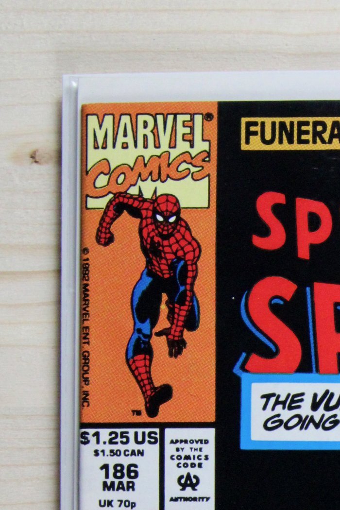 The Spectacular Spider-Man #186 – Marvel (1992) 9.2 NM-
