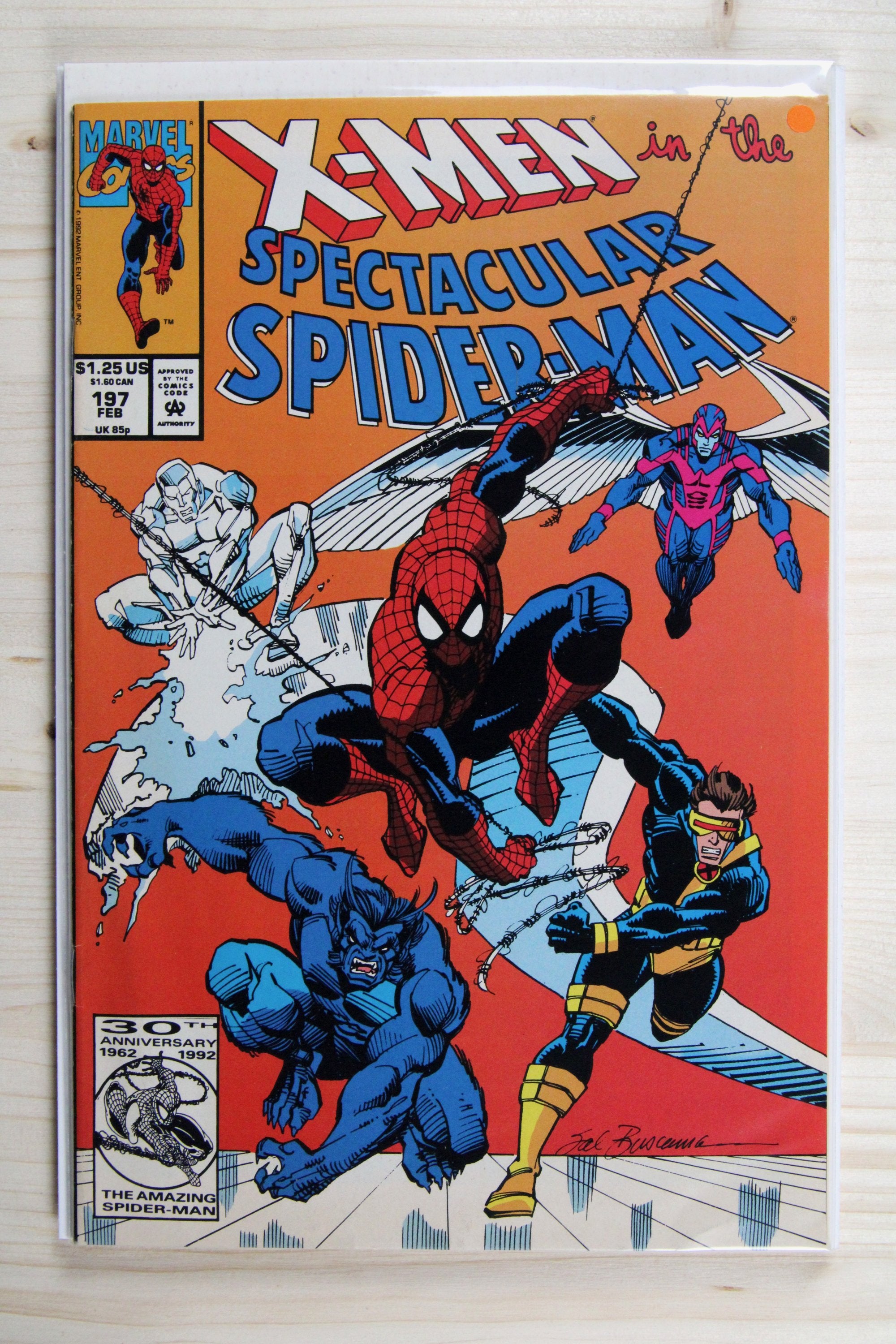 X-Men in The Spectacular Spider-Man #197 – Marvel (1993) 9.2 NM-