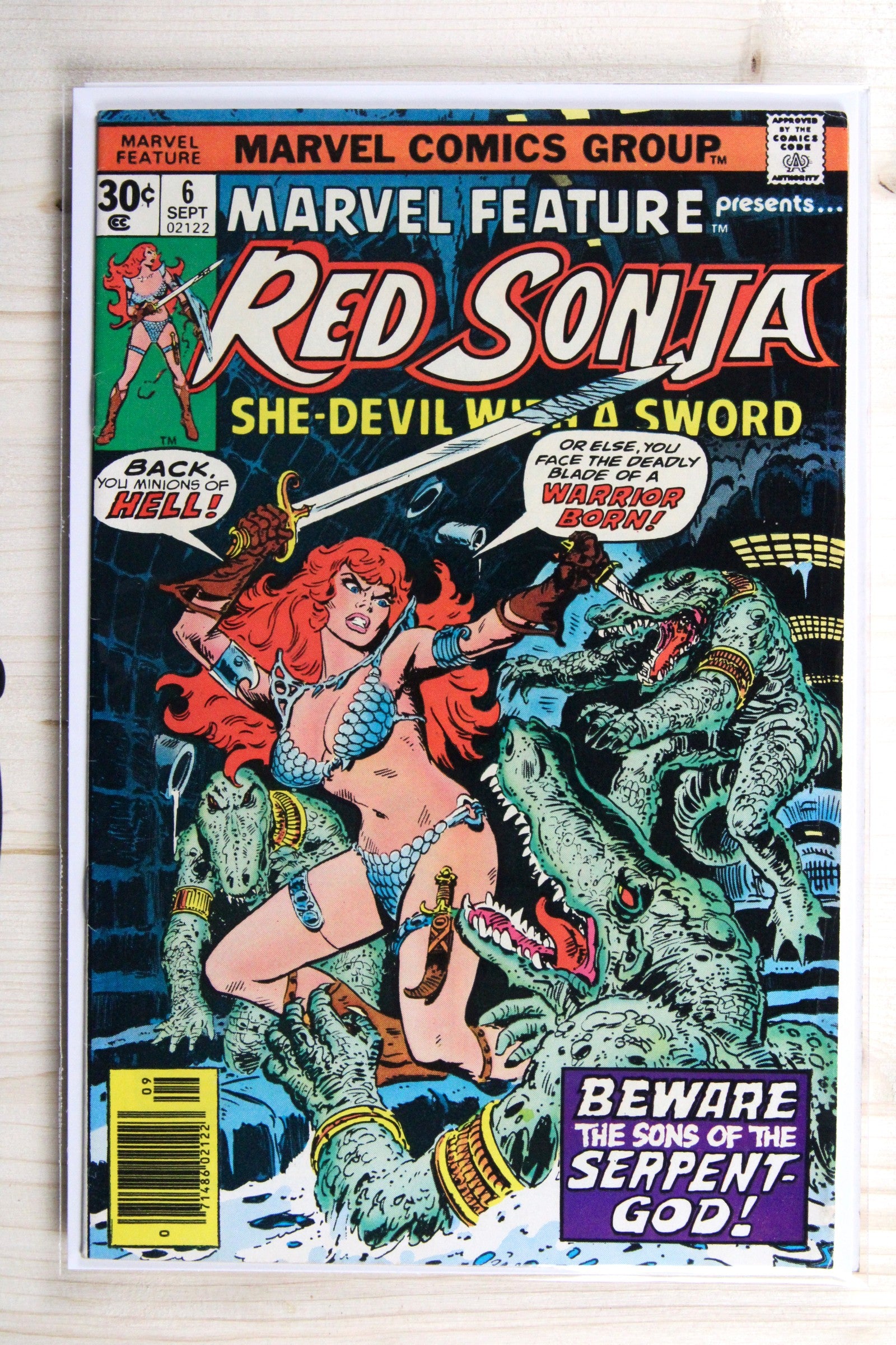 Marvel Feature #6 – Marvel (1977) 8.5 VF+ Alex Ross cover | Red Sonja: Newsstand Edition