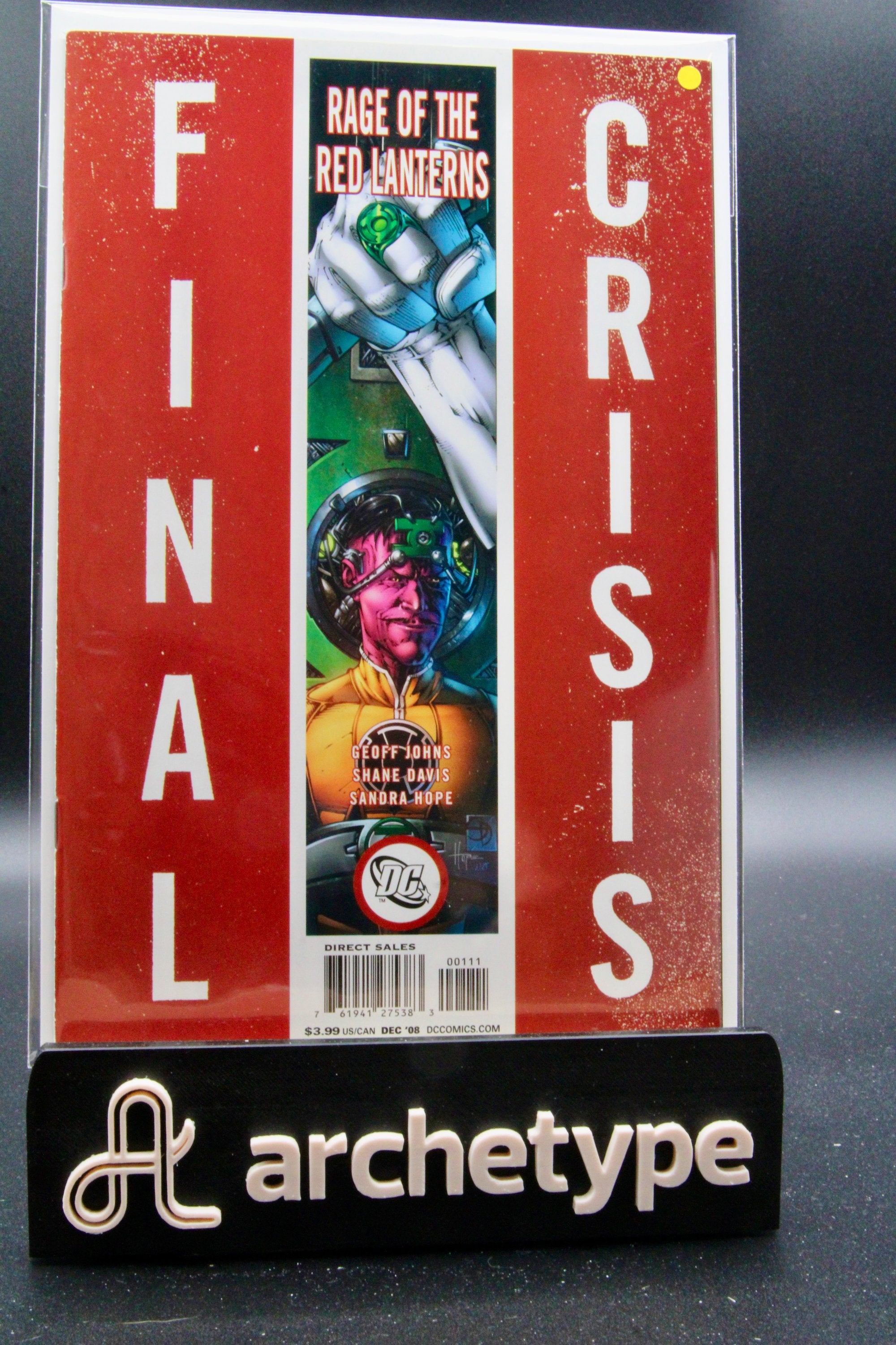 Final Crisis: Rage of the Red Lanterns #1 – DC (2008) "DC Multiverse" Final Crisis | Geoff Johns story