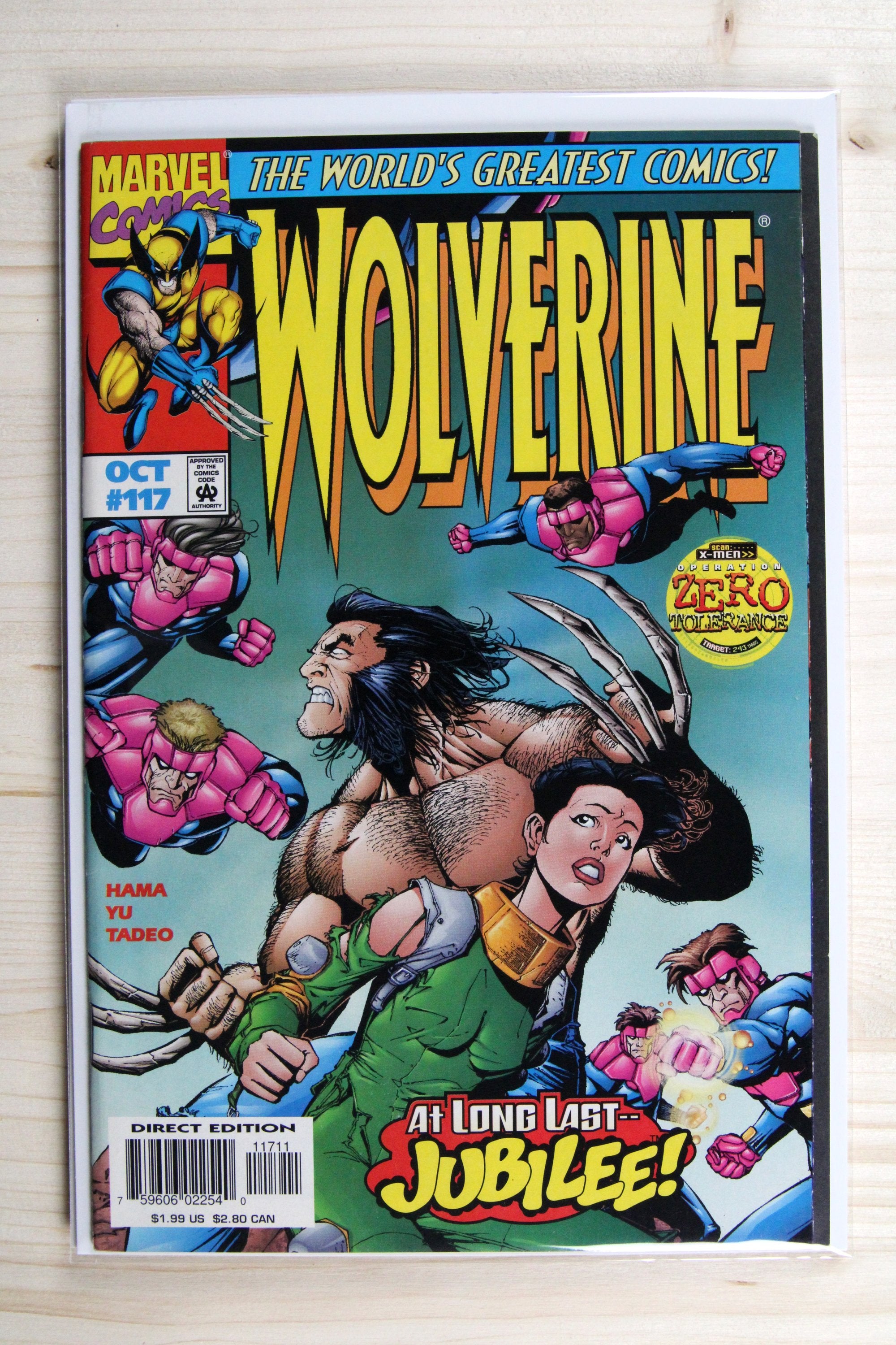 Wolverine #117 – Marvel (1997) 9.2 NM- "X-Men" Operation: Zero Tolerance