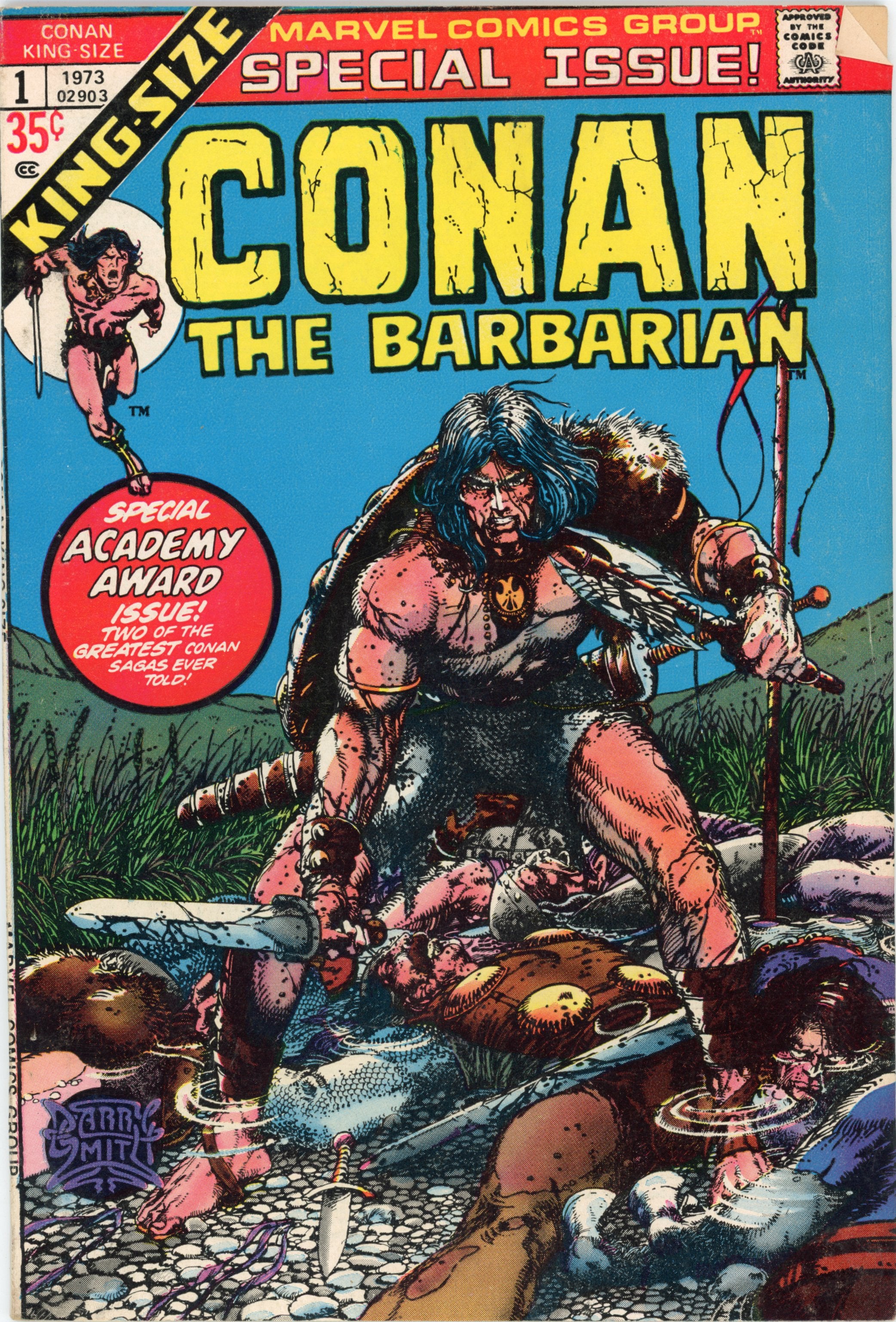 Conan The Barbarian Annual #1 – Marvel (1973) VF/NM