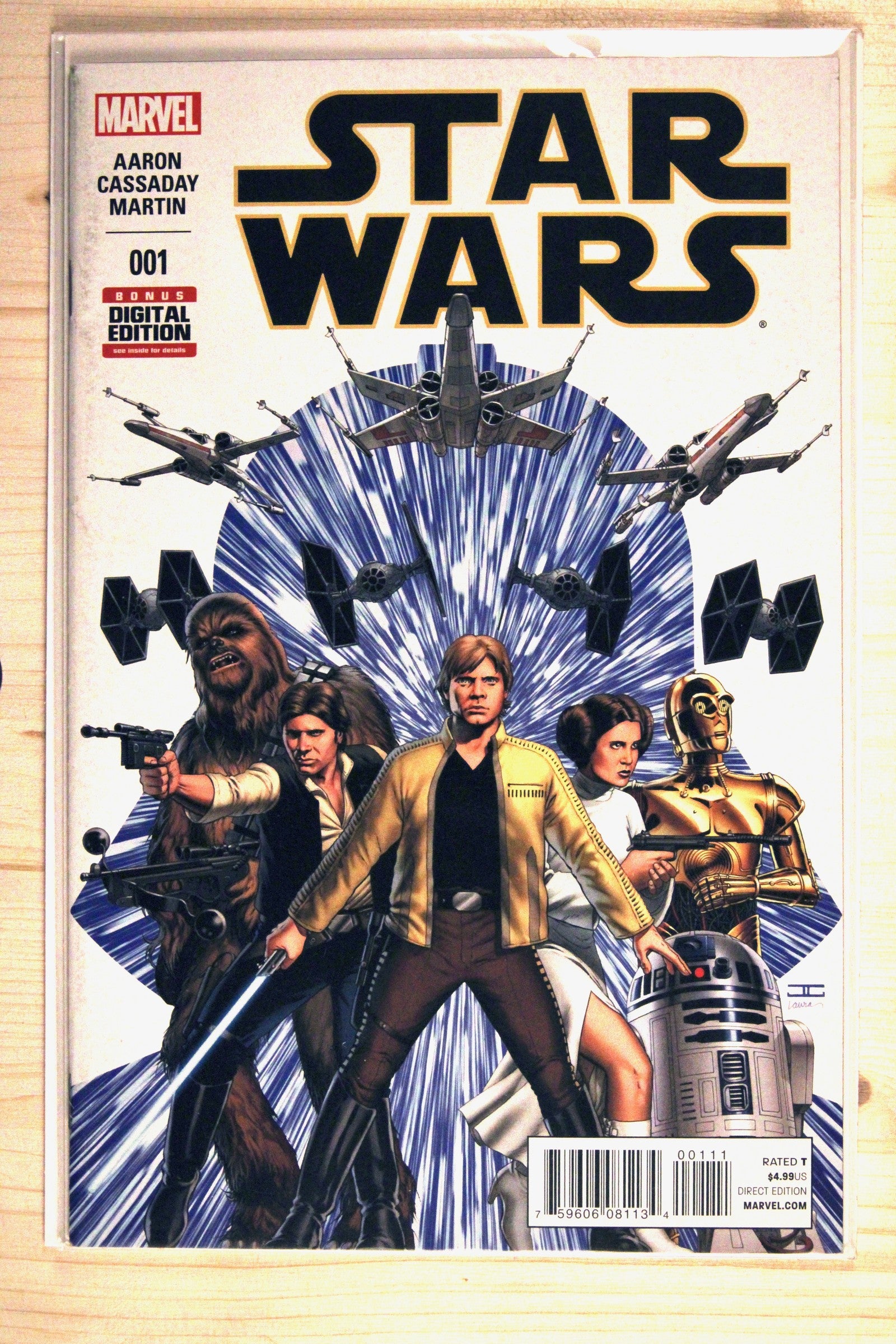 Star Wars #1 – Marvel (2015) 9.6 NM+ Alex Ross cover | Jason Aaron story