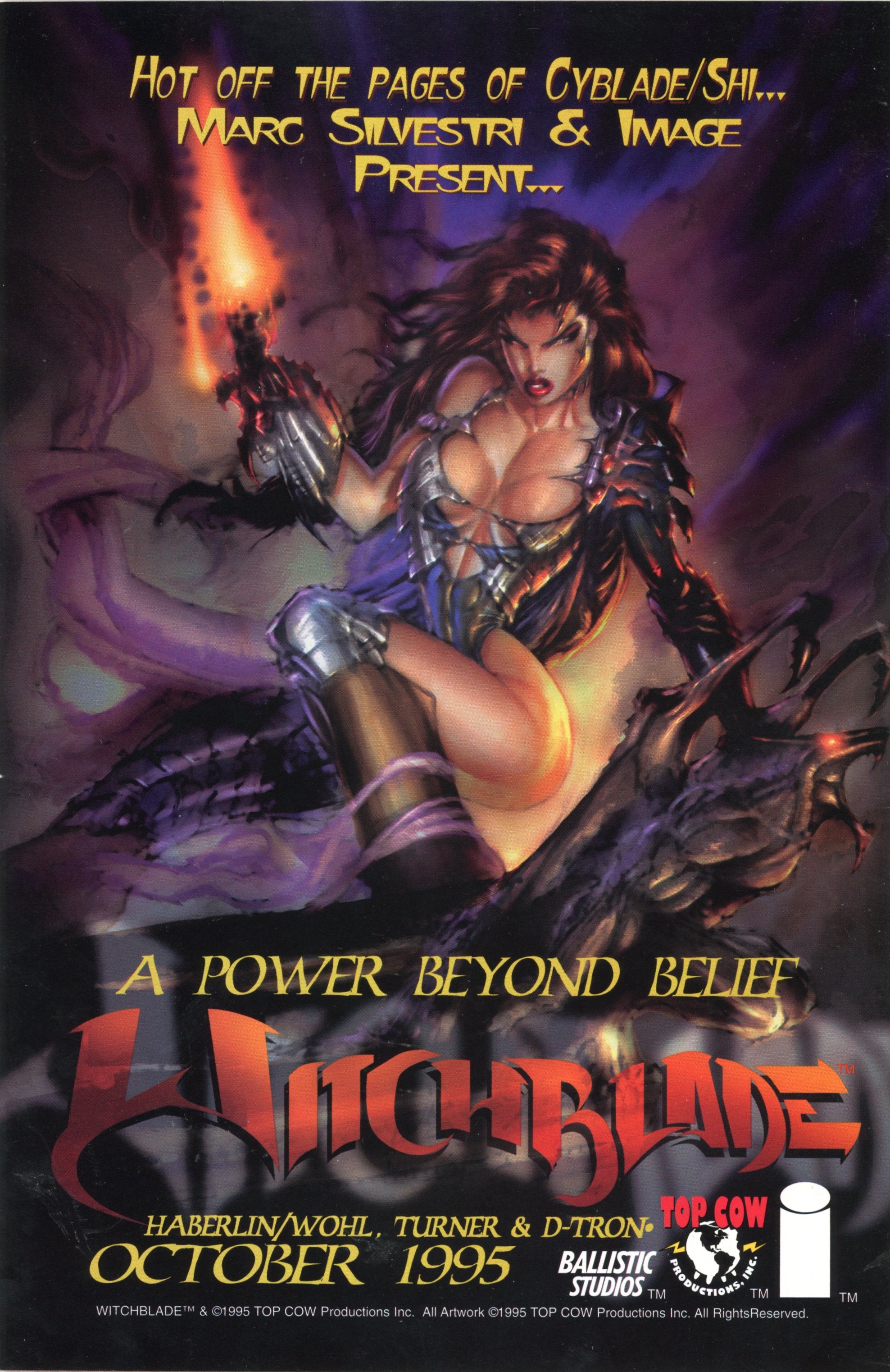 Cyblade Shi #1 – Image Comics (1995) Signed 1st App Witchblade