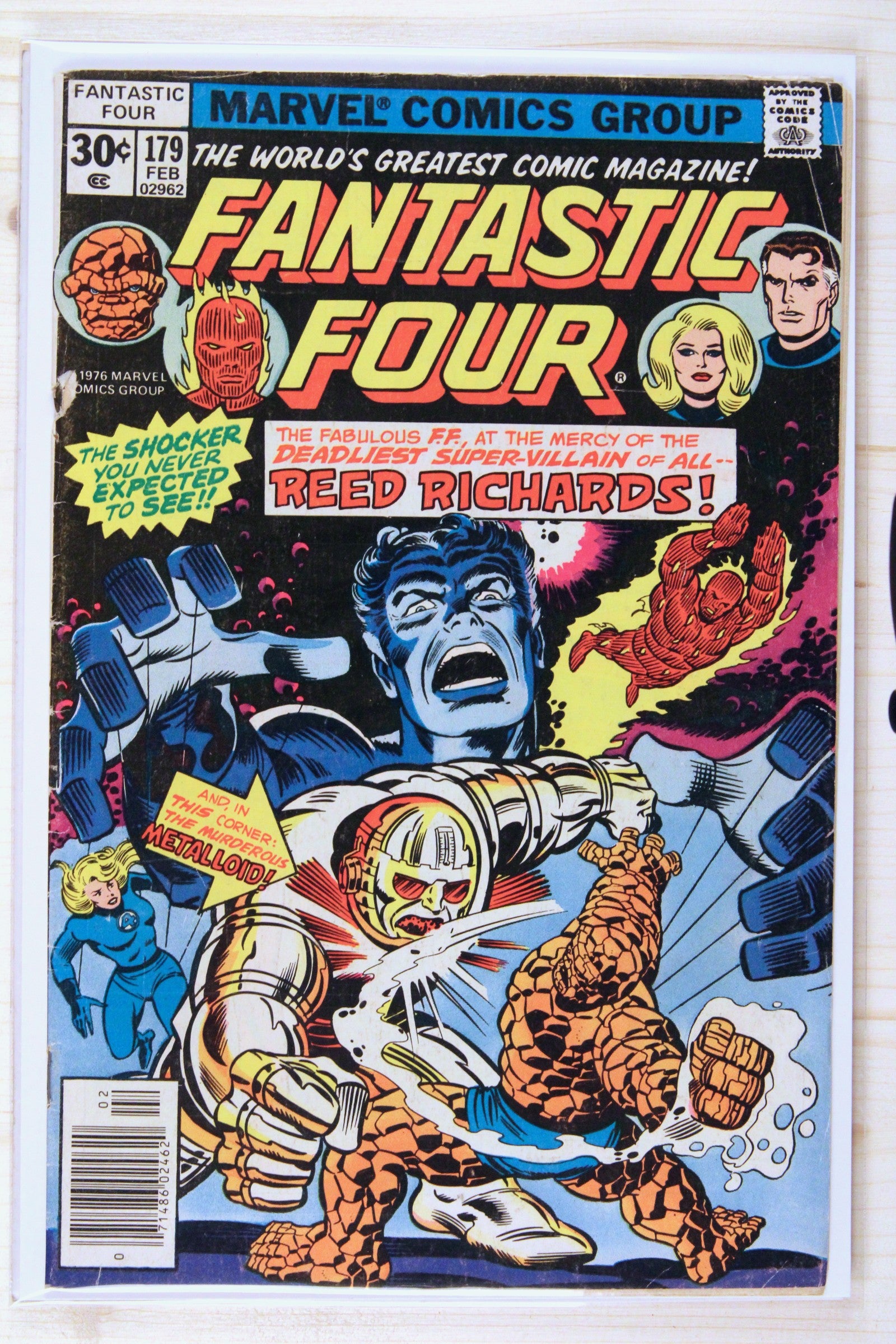 Fantastic Four #179 – Marvel (1977) 6.0 FN Joe Sinnott | Newsstand Edition