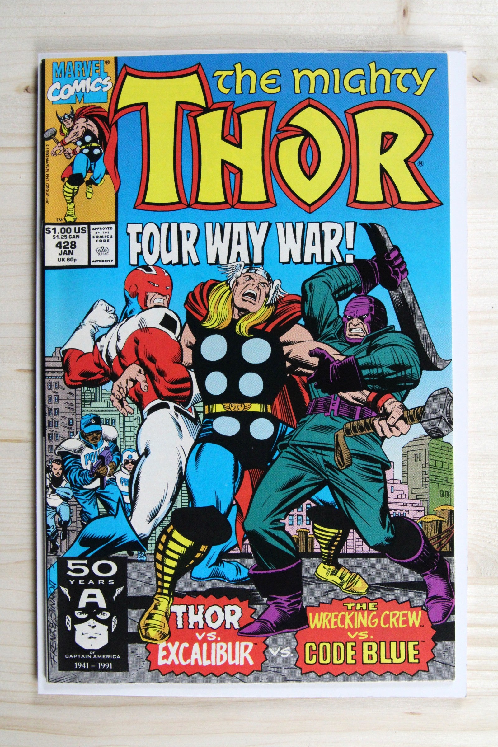 The Mighty Thor #428 – Marvel (1991) 9.0 VF/NM Joe Sinnott