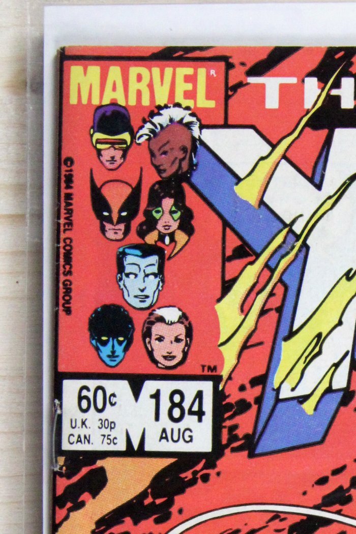 The Uncanny X-Men #184 – Marvel (1984) 8.5 VF+ "Rom" Dire Wraiths War | Chris Claremont story