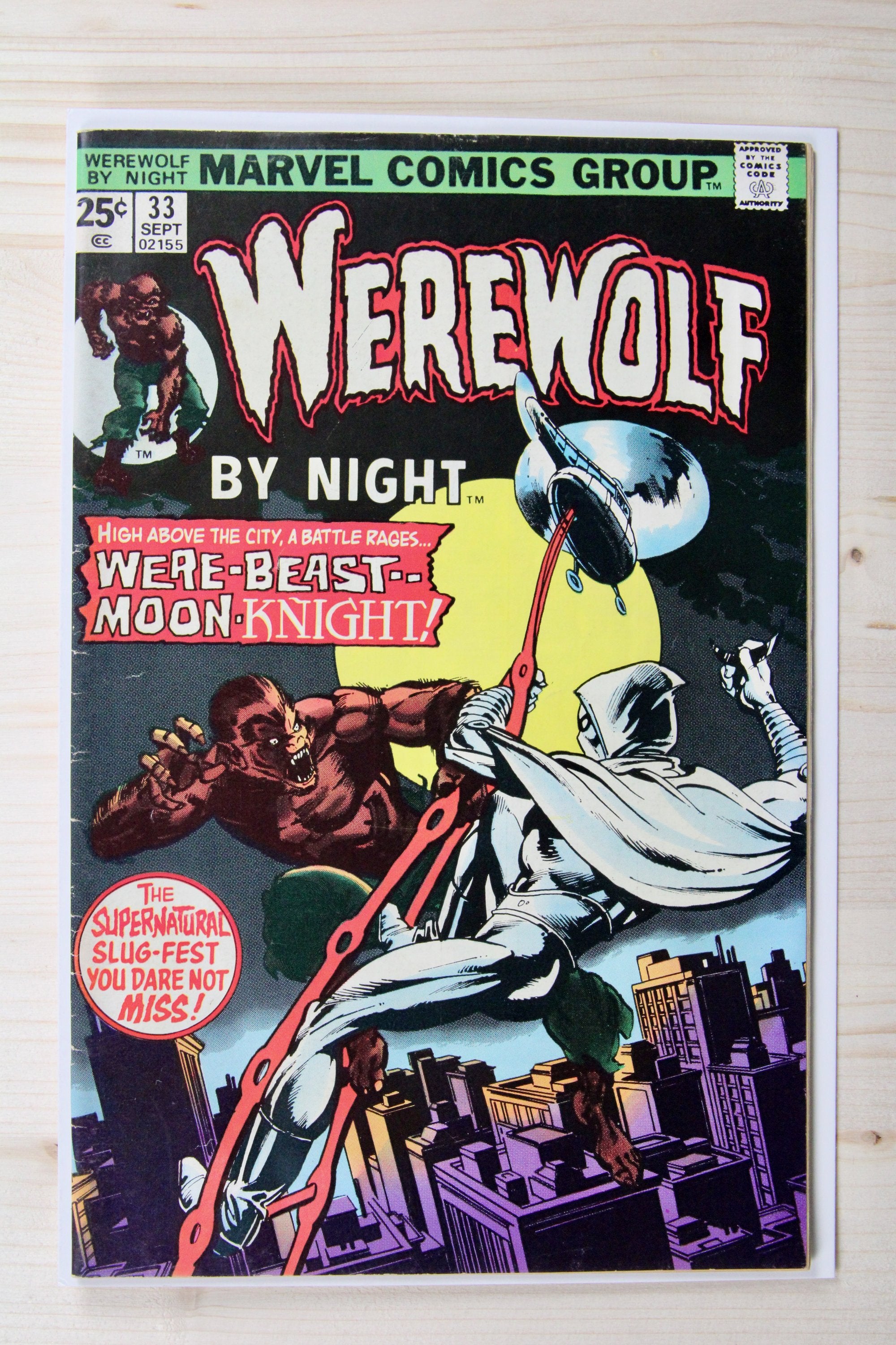 Werewolf by Night #33 – Marvel (1975) 7.0 FN/VF 2nd Moon Knight