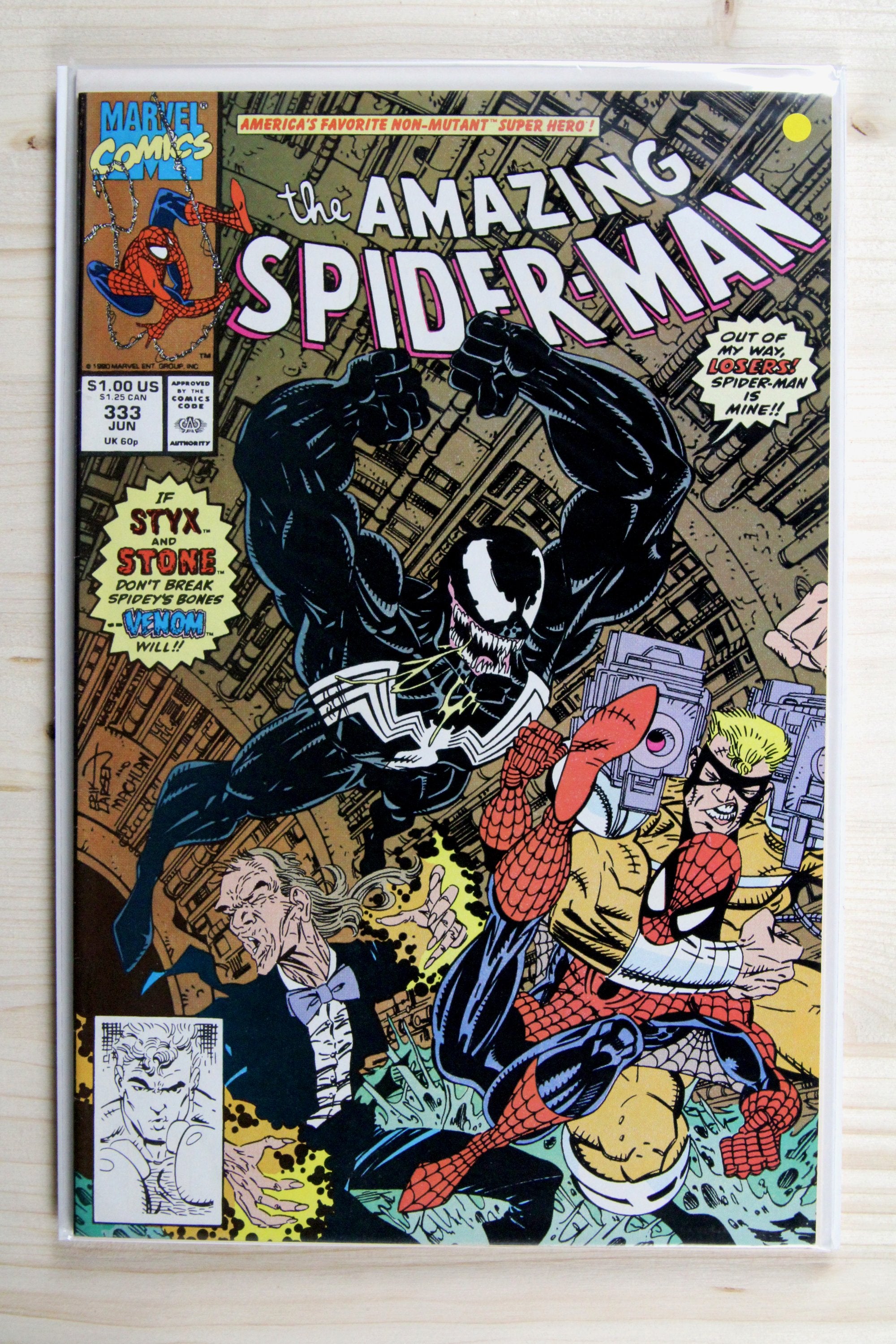 The Amazing Spider-Man #333 – Marvel (1990) 9.2 NM-