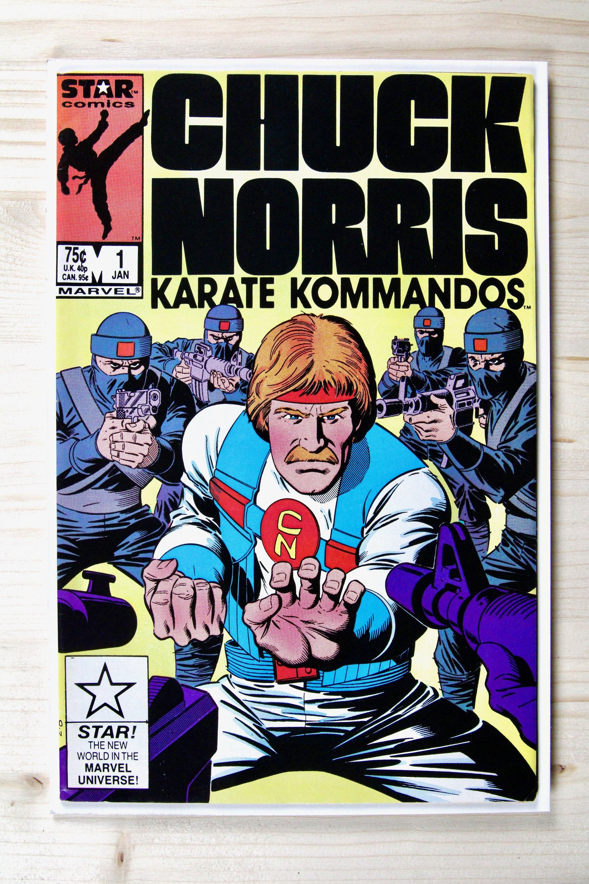 Chuck Norris #1 – Marvel (1987) 8.5 VF+ Steve Ditko art