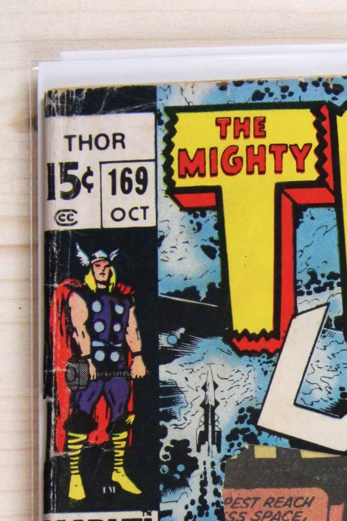 Thor #169 – Marvel (1969) 1.5 FR/GD Jack Kirby art | Stan Lee story