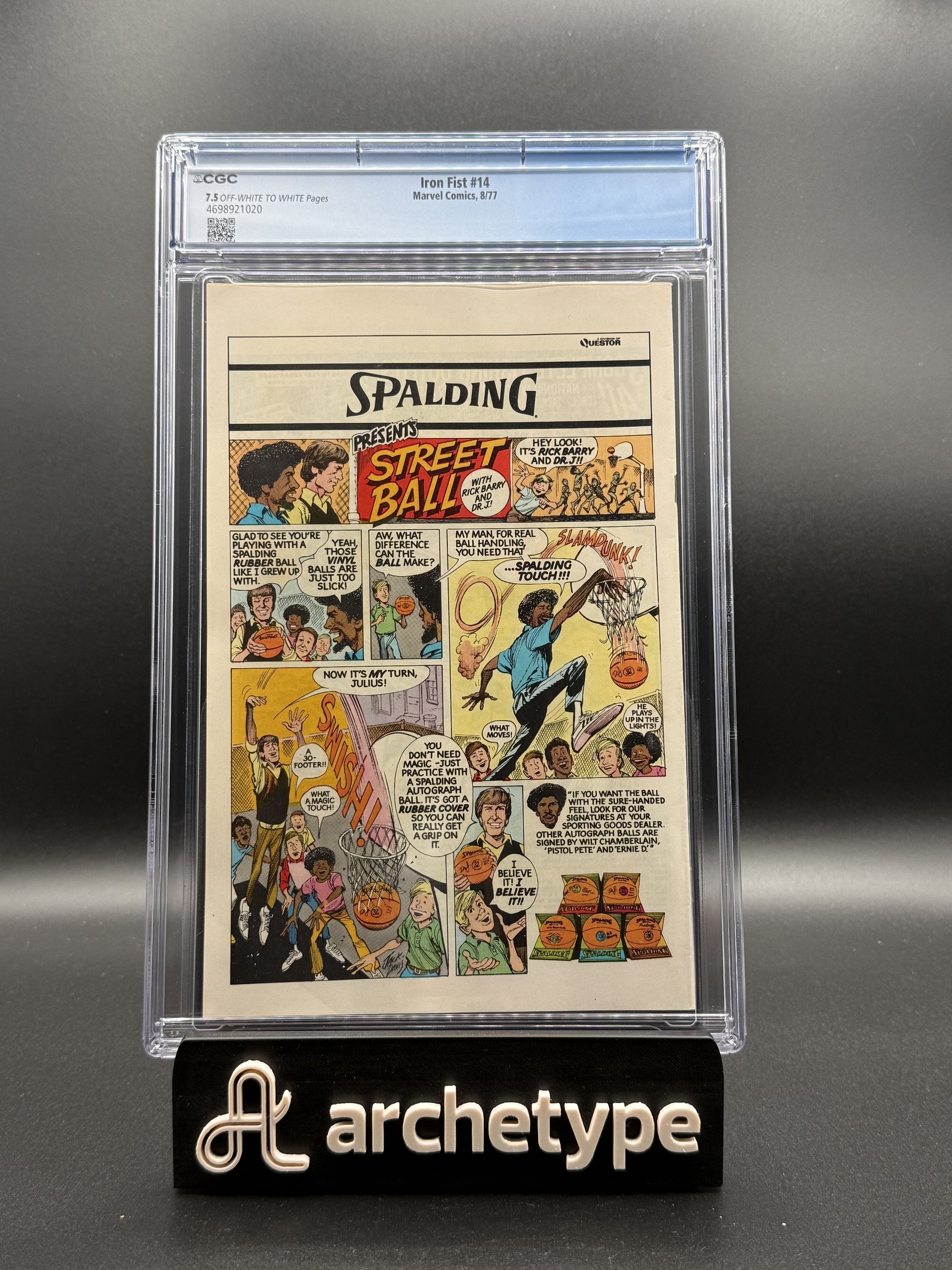 Iron Fist #14 – Marvel (1977) CGC 7.5 VF- 1st Sabretooth