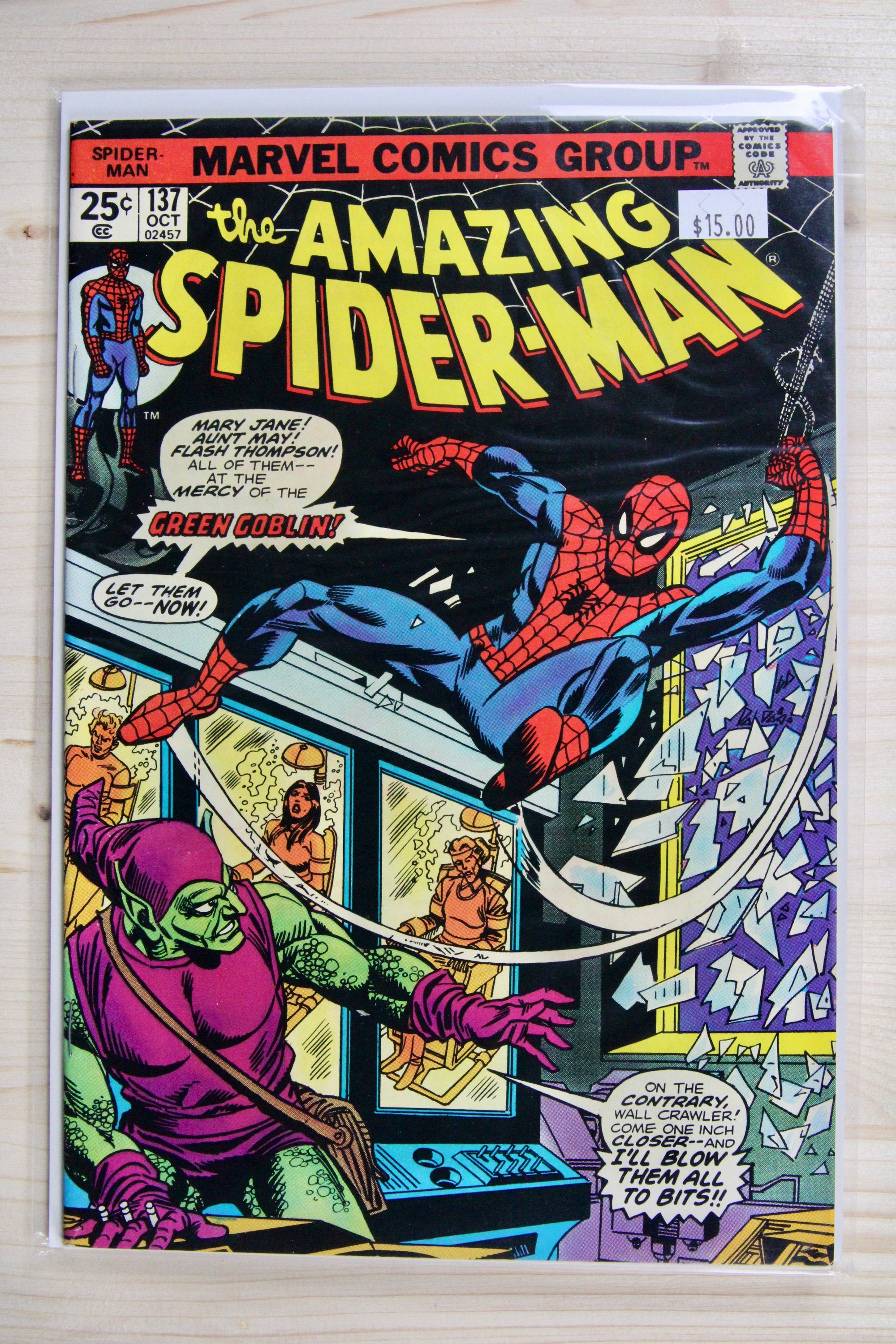 The Amazing Spider-Man #137 – Marvel (1974) 4.0 VG