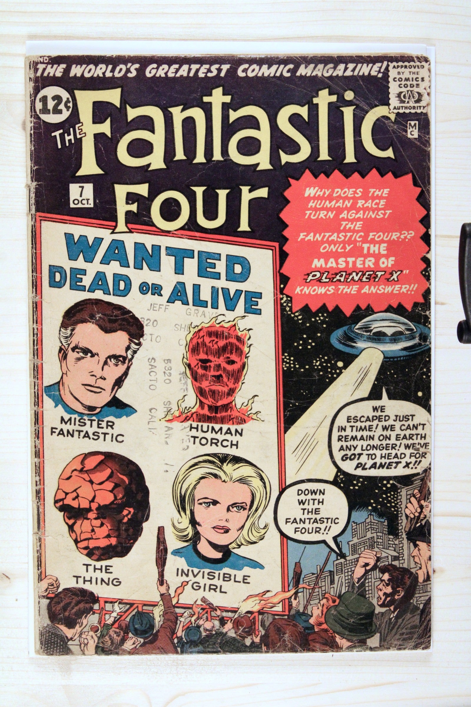 Fantastic Four #7 – Marvel (1962) 2.5 GD+ Jack Kirby art | Stan Lee story