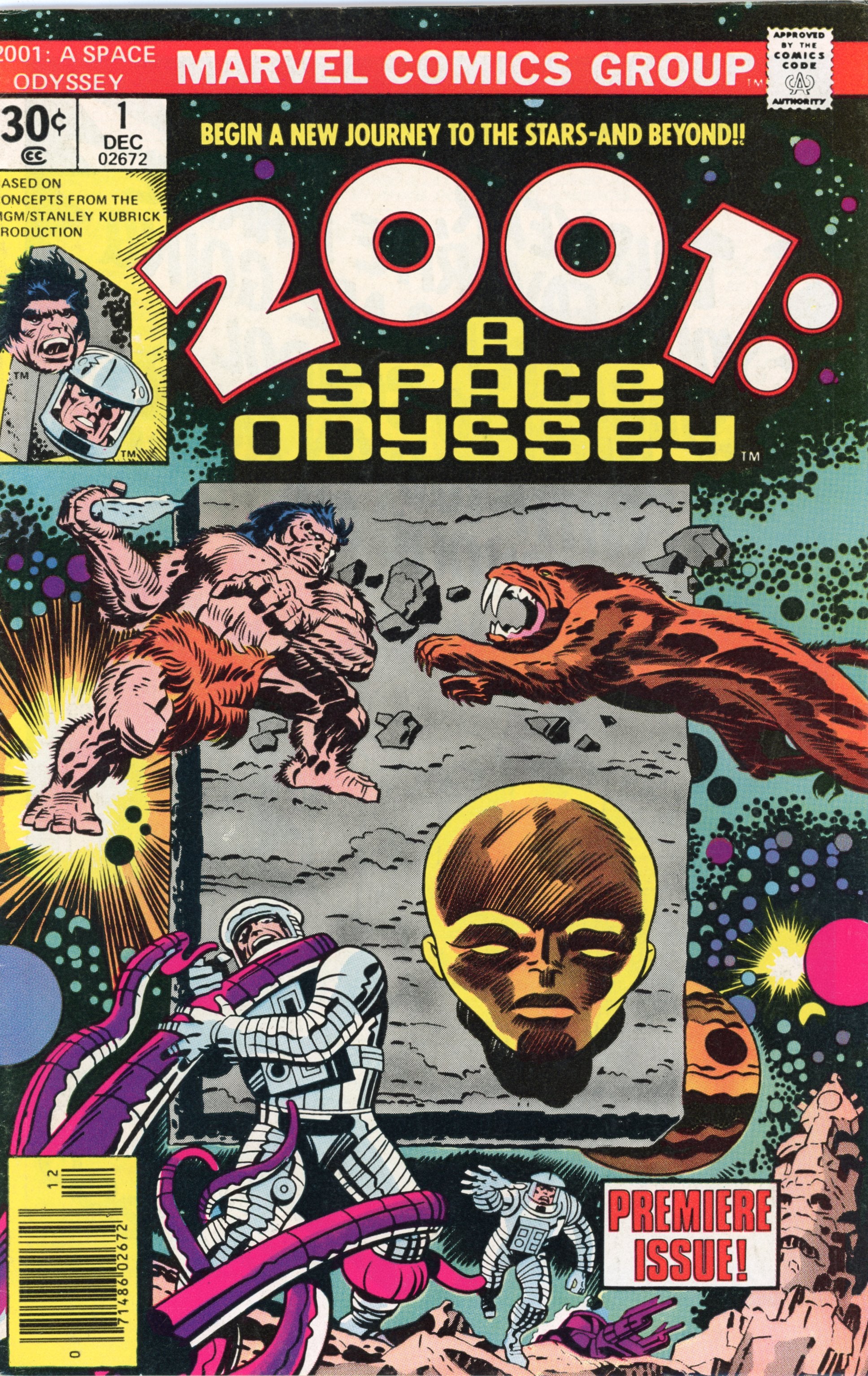 2001: A Space Odyssey 1-10 – Marvel Comics (1976) Near Full Series (Missing #7)