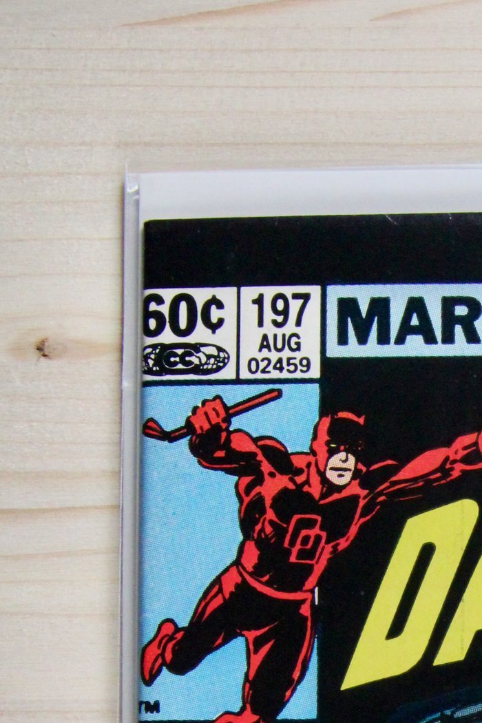 Daredevil #197 – Marvel (1983) 7.5 VF- Klaus Janson art Newsstand